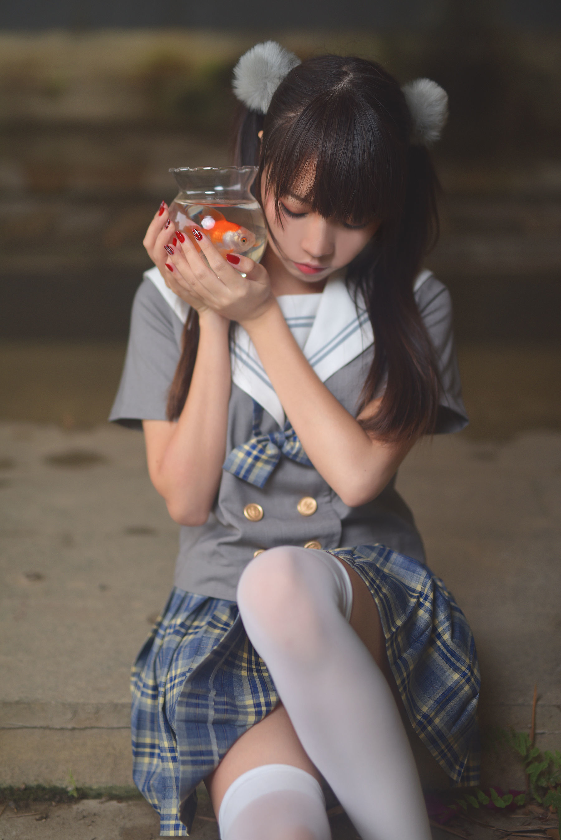 人气Coser二佐Nisa – JK水手服 Cosplay-第19张
