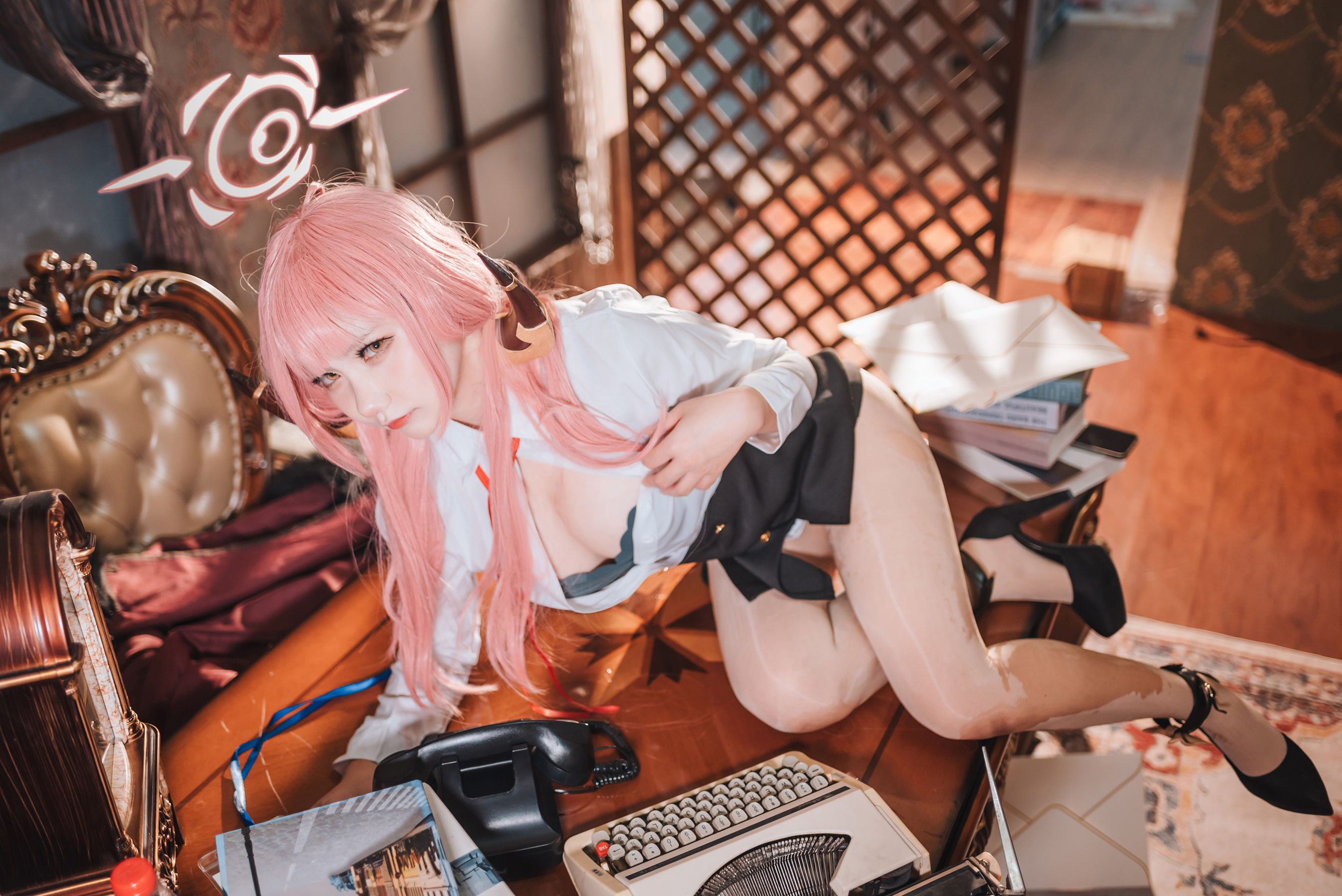 是一只熊仔吗 – 碧蓝档案 陸八魔爱瑠 Cosplay-第5张