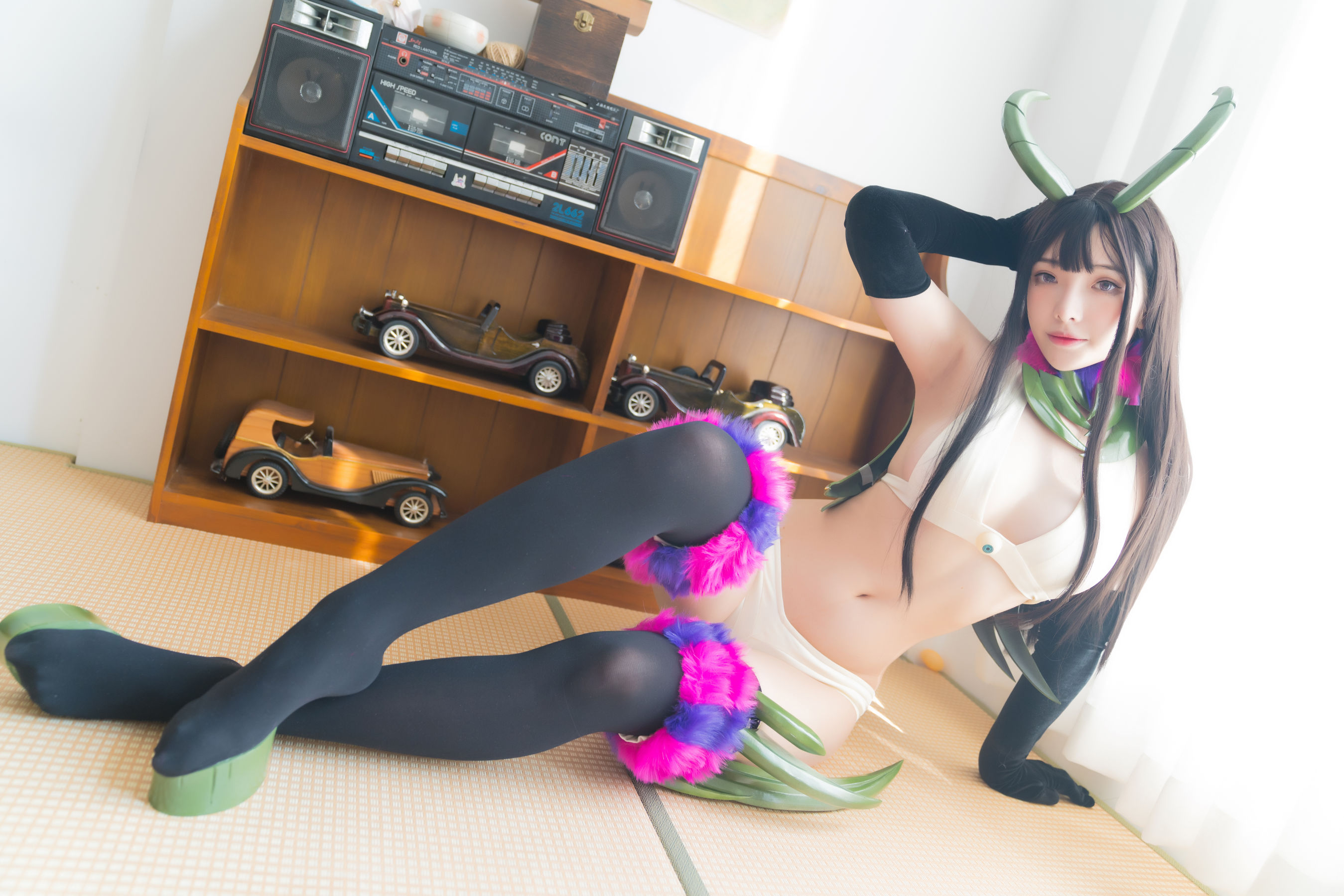 [Cosplay写真] 动漫博主雯妹 – 恶魔姐姐 Cosplay-第3张