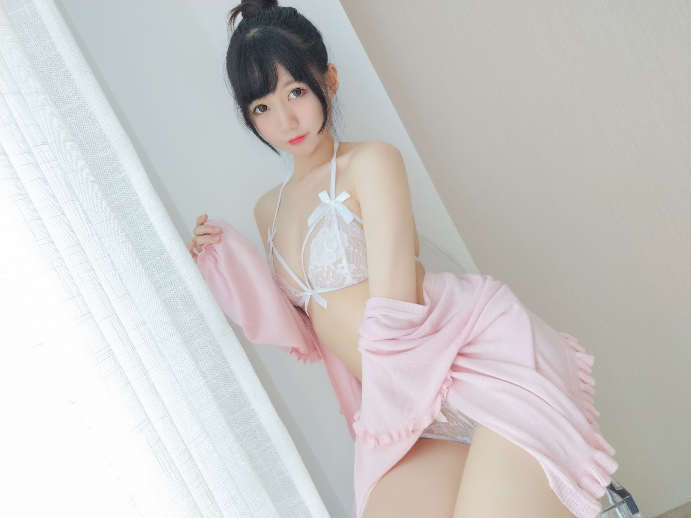 NAGISA魔物喵[fantia] – 夏のレースの下着 Cosplay-第1张
