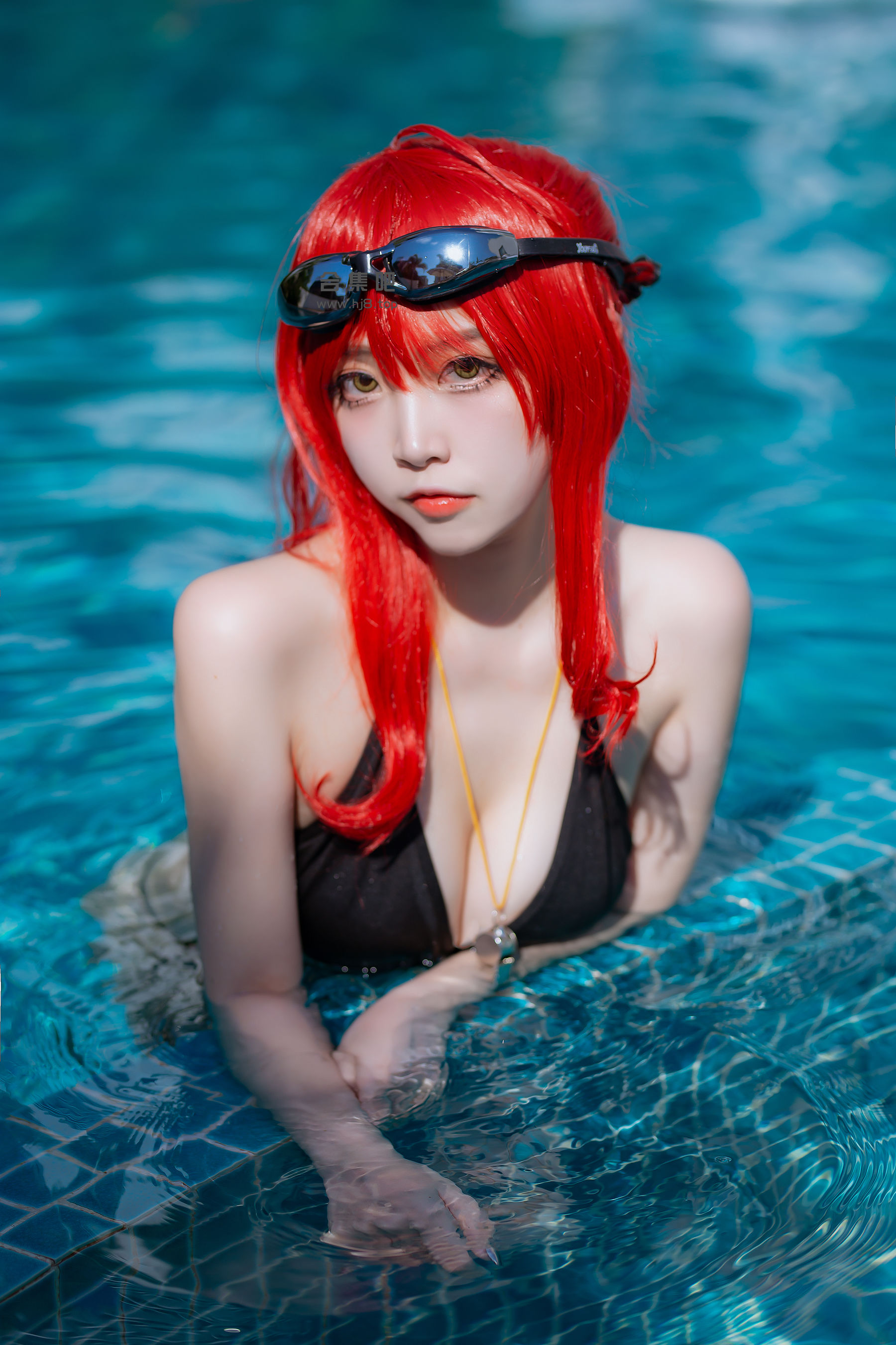 人气Coser二佐Nisa – 碧蓝航线 扎拉泳装 Cosplay-第4张