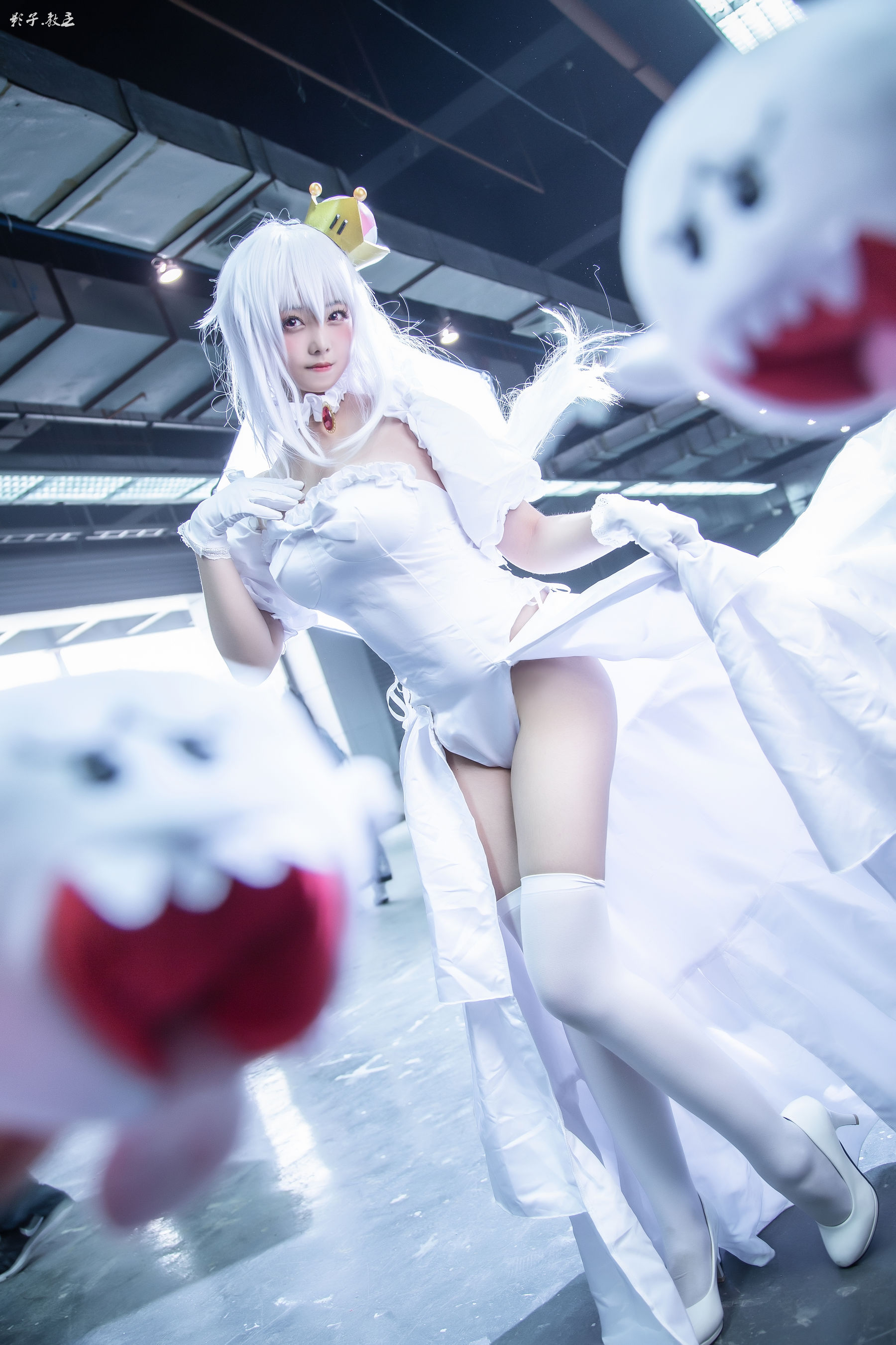 萌系小姐姐蜜汁猫裘 – 幽灵姬 Cosplay-第1张