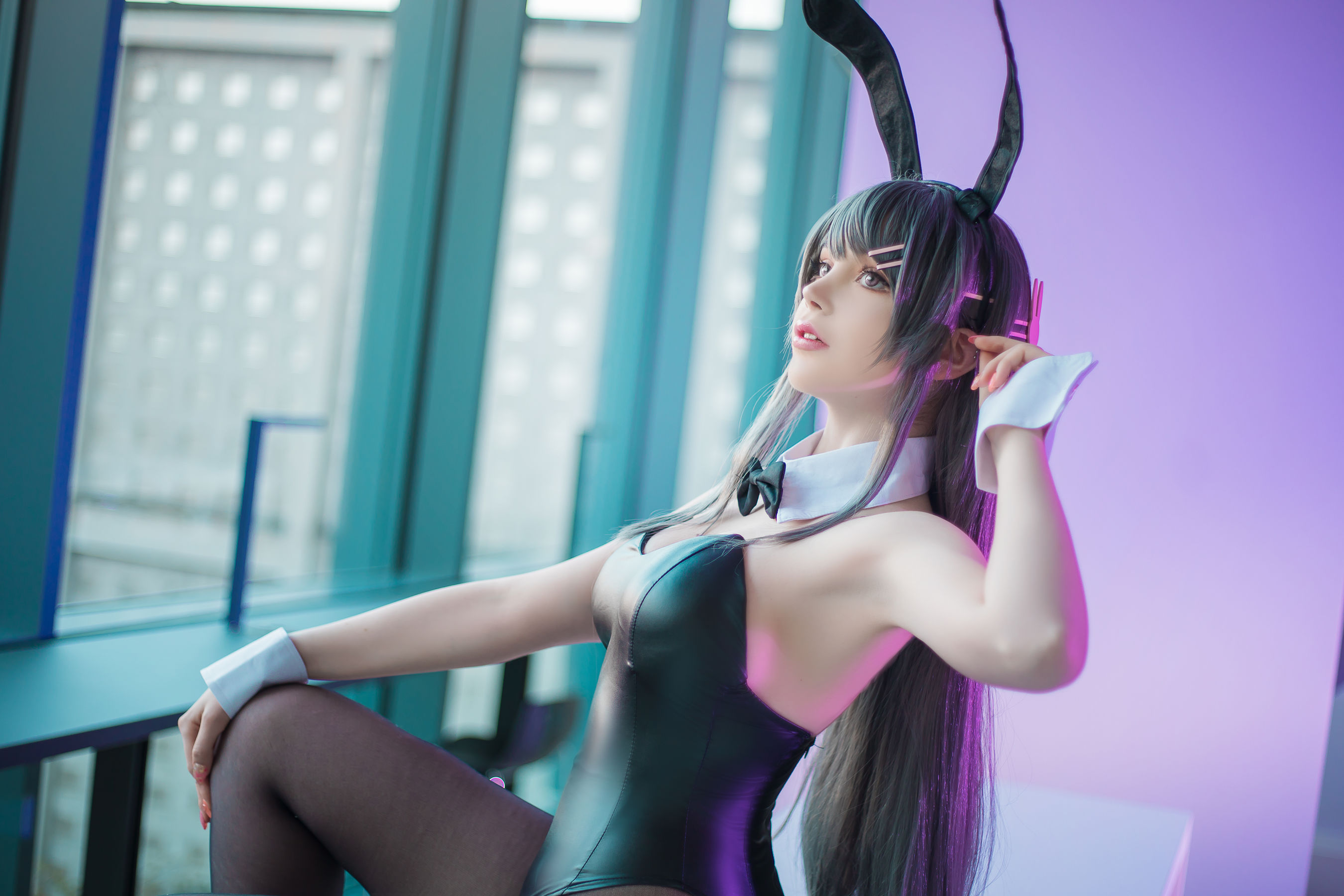 国外美女SayaTheFox – 麻衣学姐 Cosplay-第3张