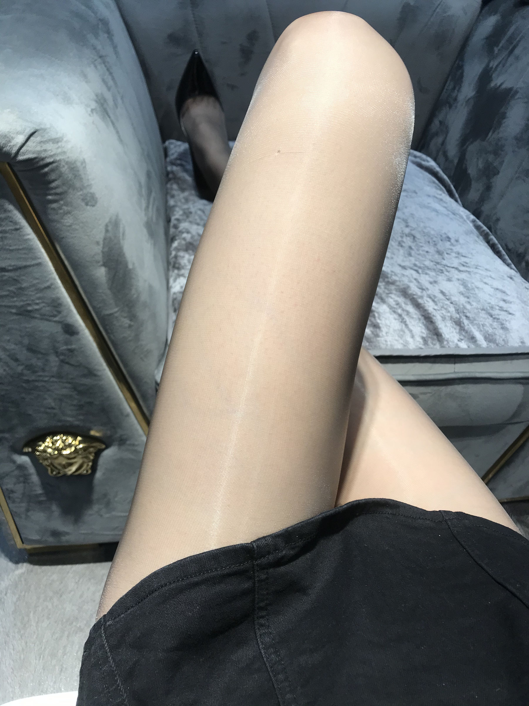 丝足博主麋鹿_Monroe 2020.06.02 灰亮丝 Cosplay-第4张
