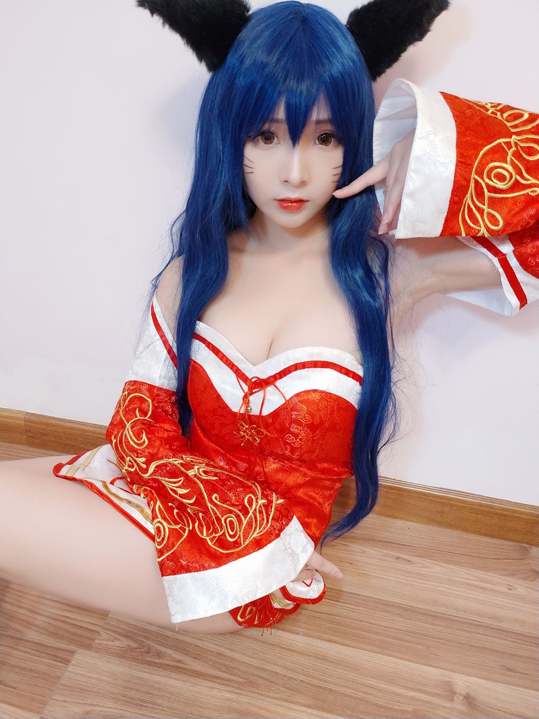 二次元美女古川kagura 阿狸 Cosplay-第1张