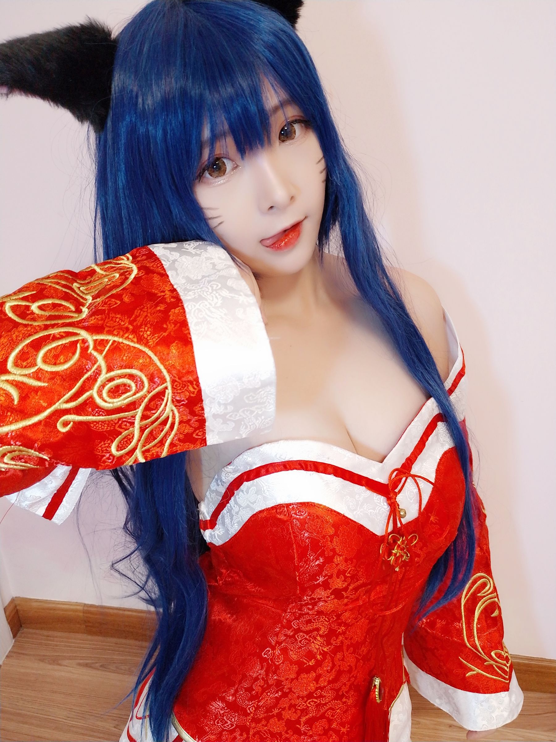 二次元美女古川kagura 阿狸 Cosplay-第3张