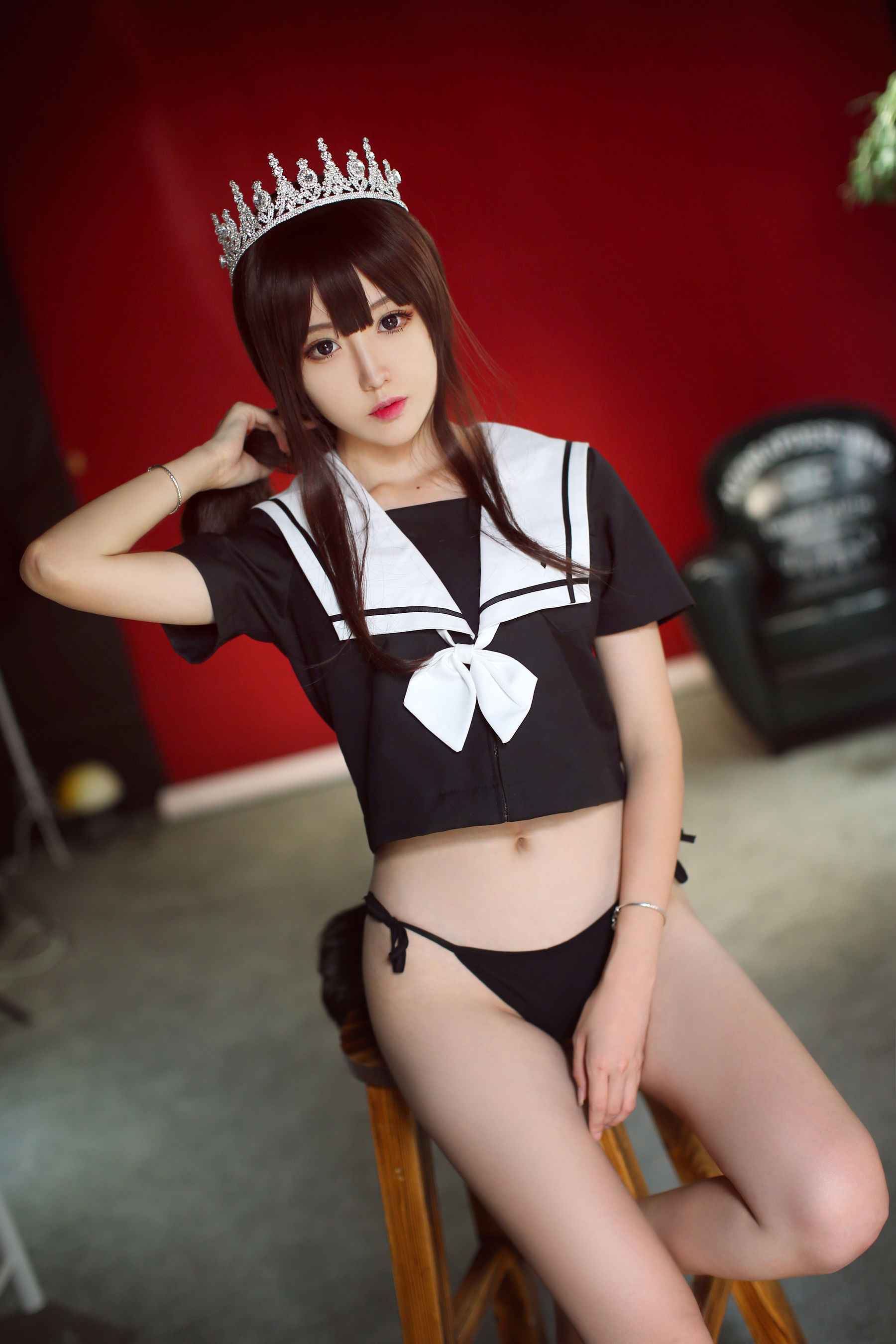 斗鱼主播采妮么么 – 皇冠 Cosplay-第4张