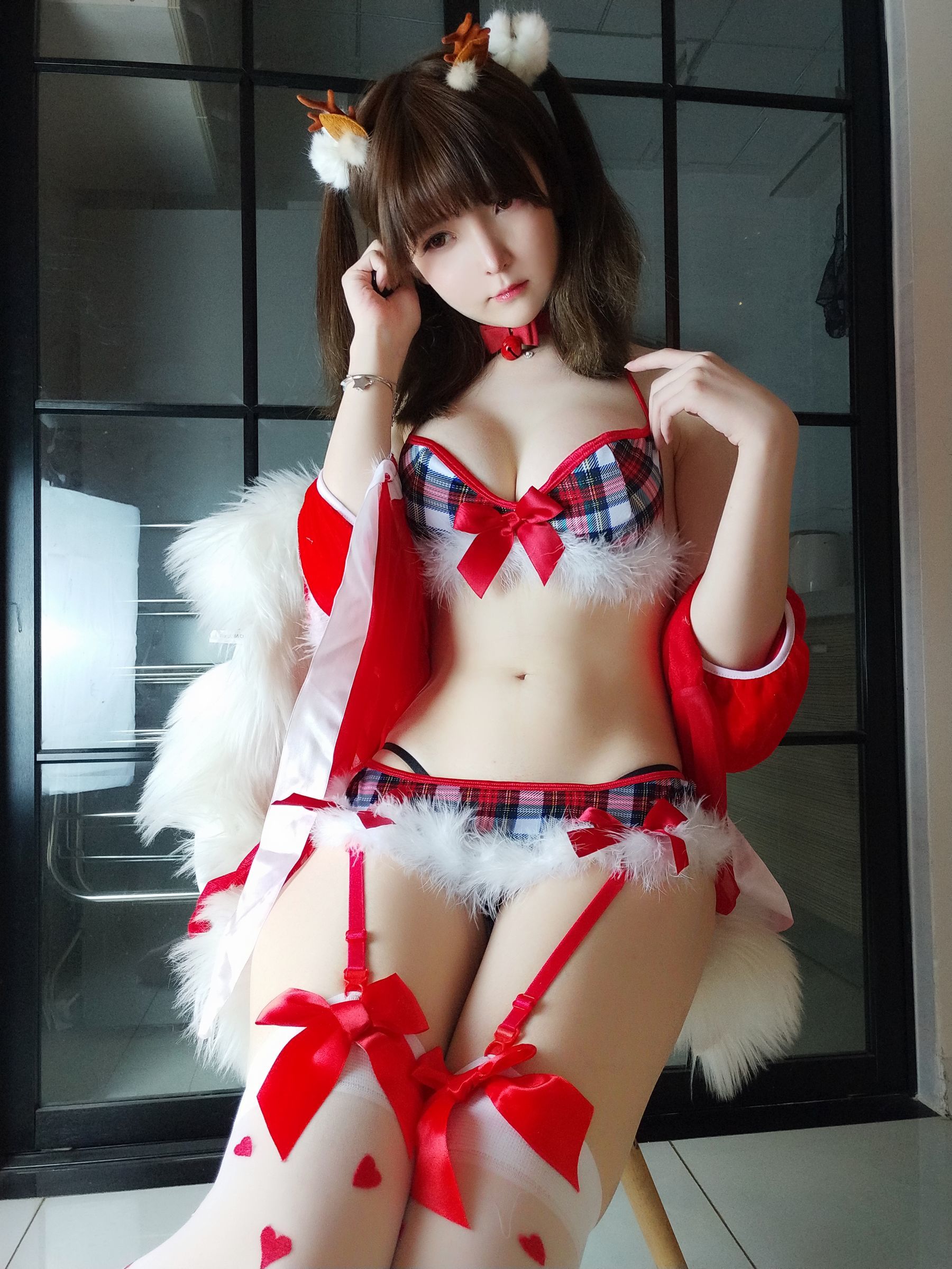 一小央泽 圣诞鹿 Cosplay-第2张