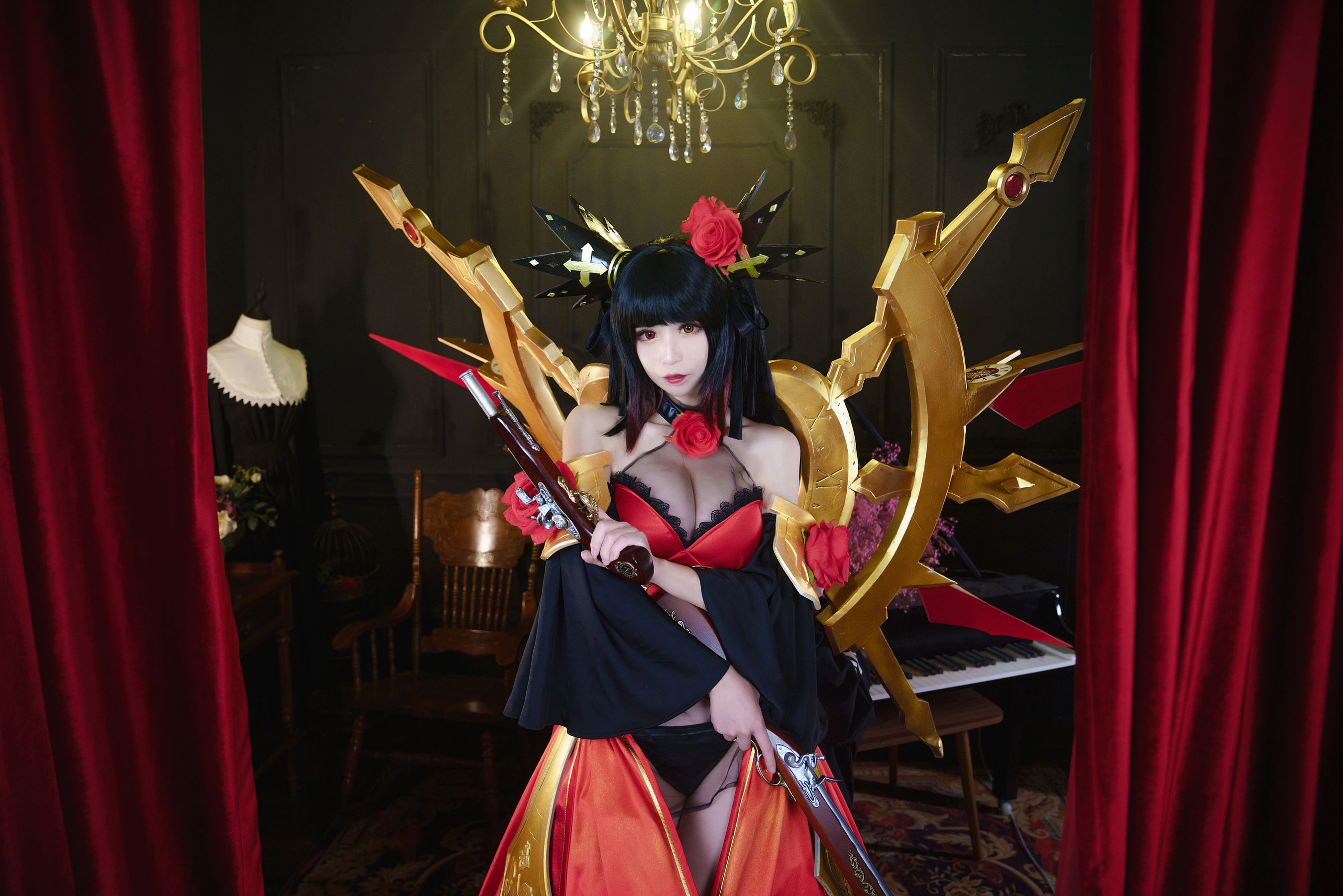 动漫博主爱老师_PhD – 约会大作战 狂三新皮肤 Cosplay-第4张