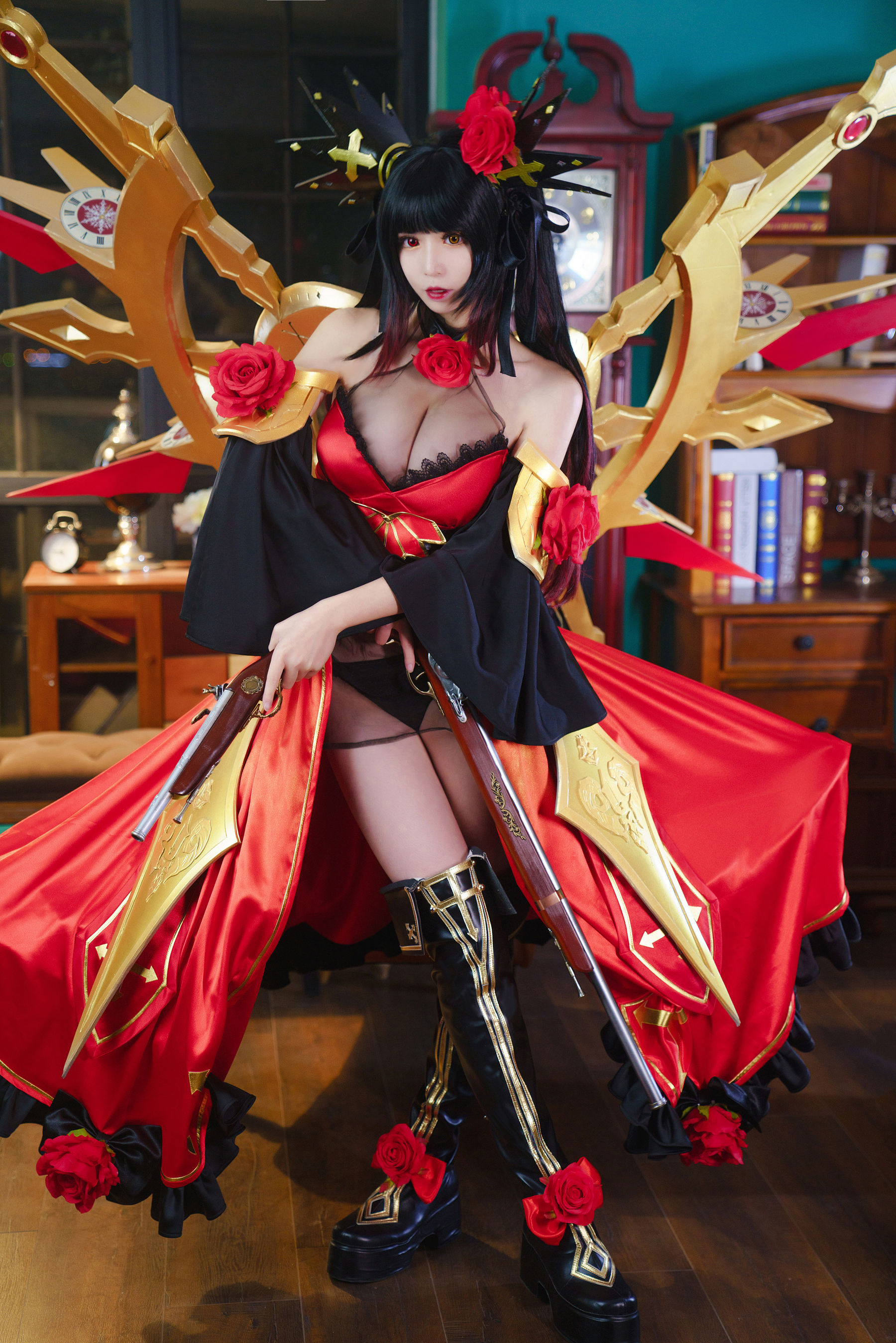 动漫博主爱老师_PhD – 约会大作战 狂三新皮肤 Cosplay-第5张