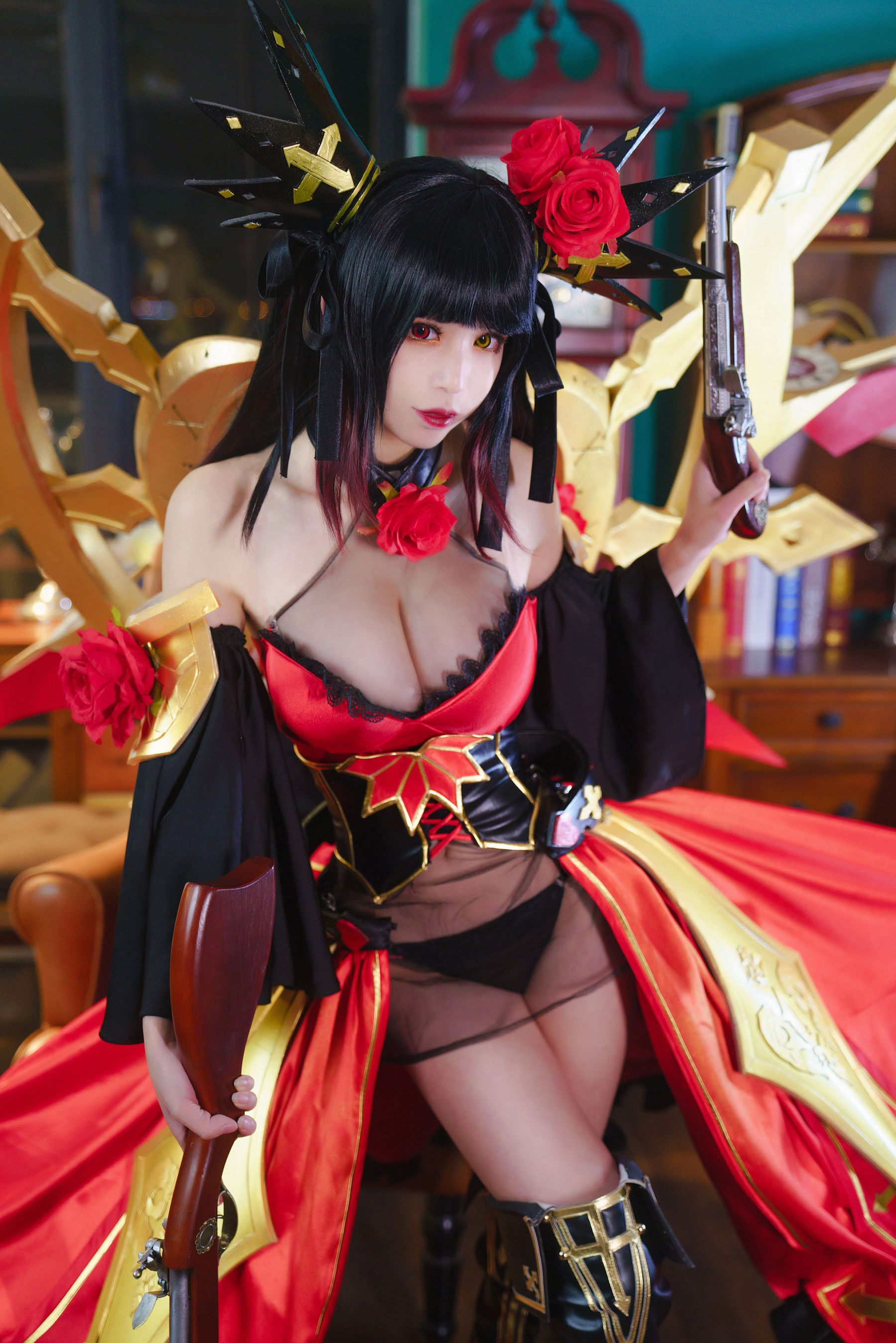 动漫博主爱老师_PhD – 约会大作战 狂三新皮肤 Cosplay-第6张