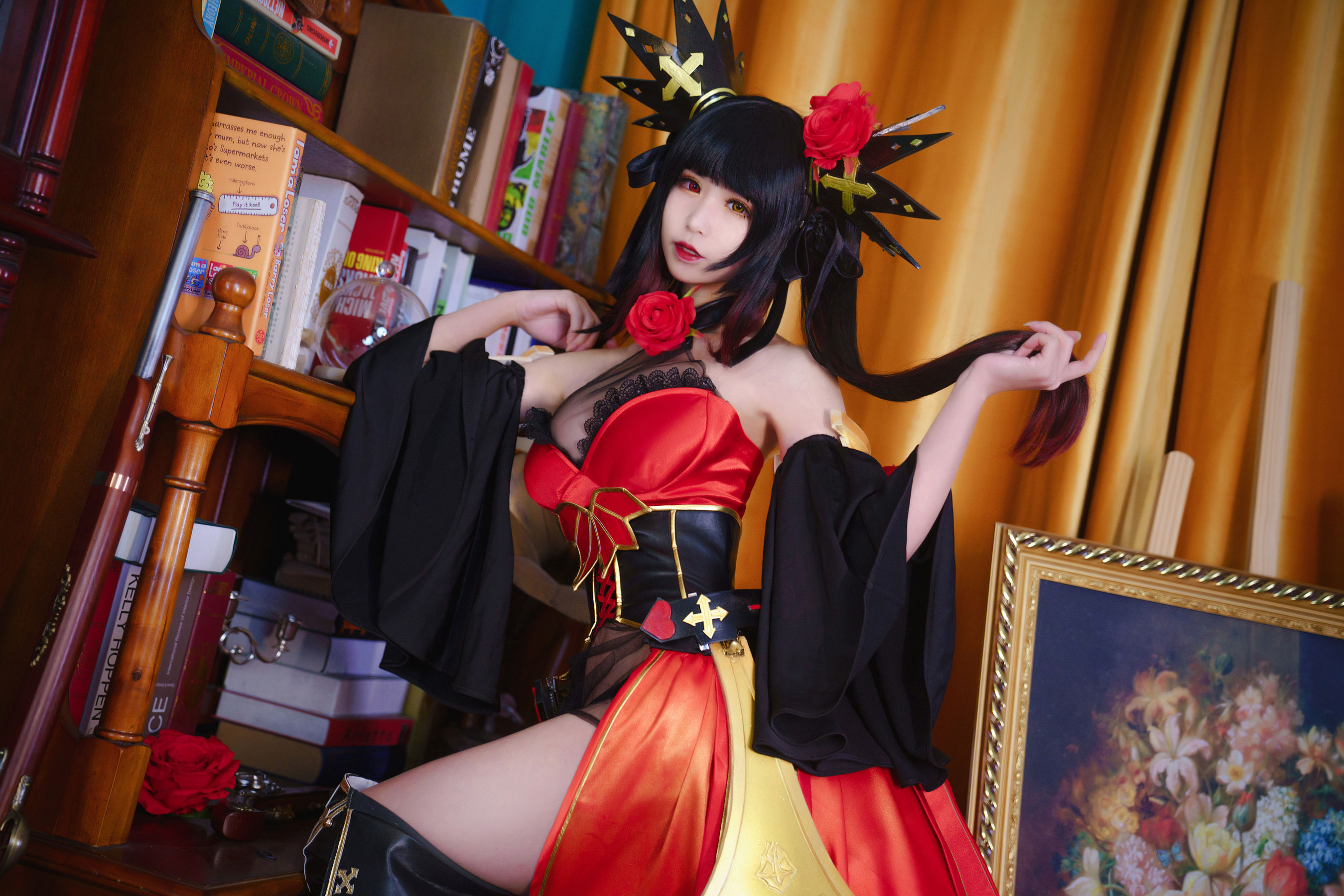 动漫博主爱老师_PhD – 约会大作战 狂三新皮肤 Cosplay-第7张
