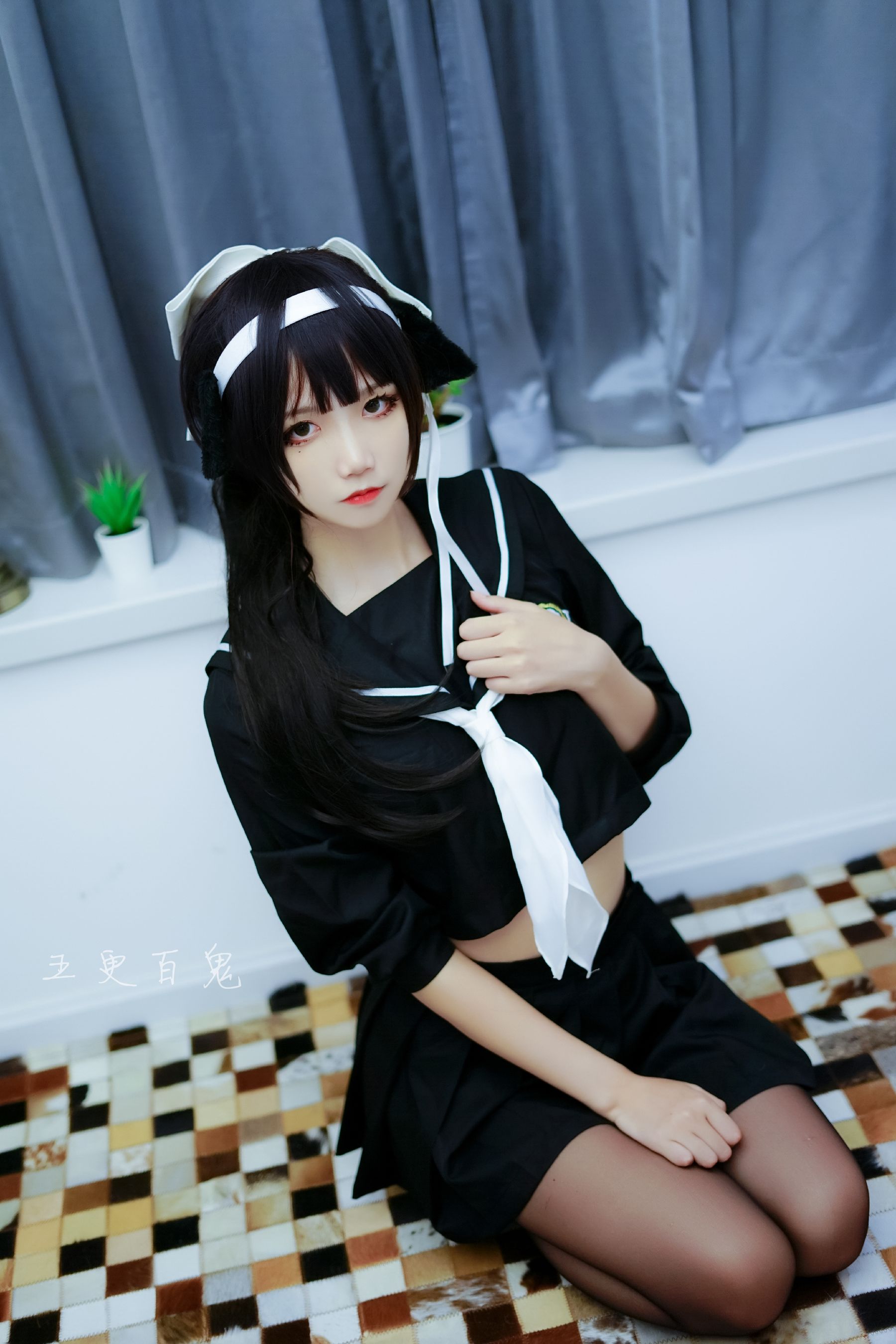 清纯少女五更百鬼 碧蓝航线 Cosplay-第1张