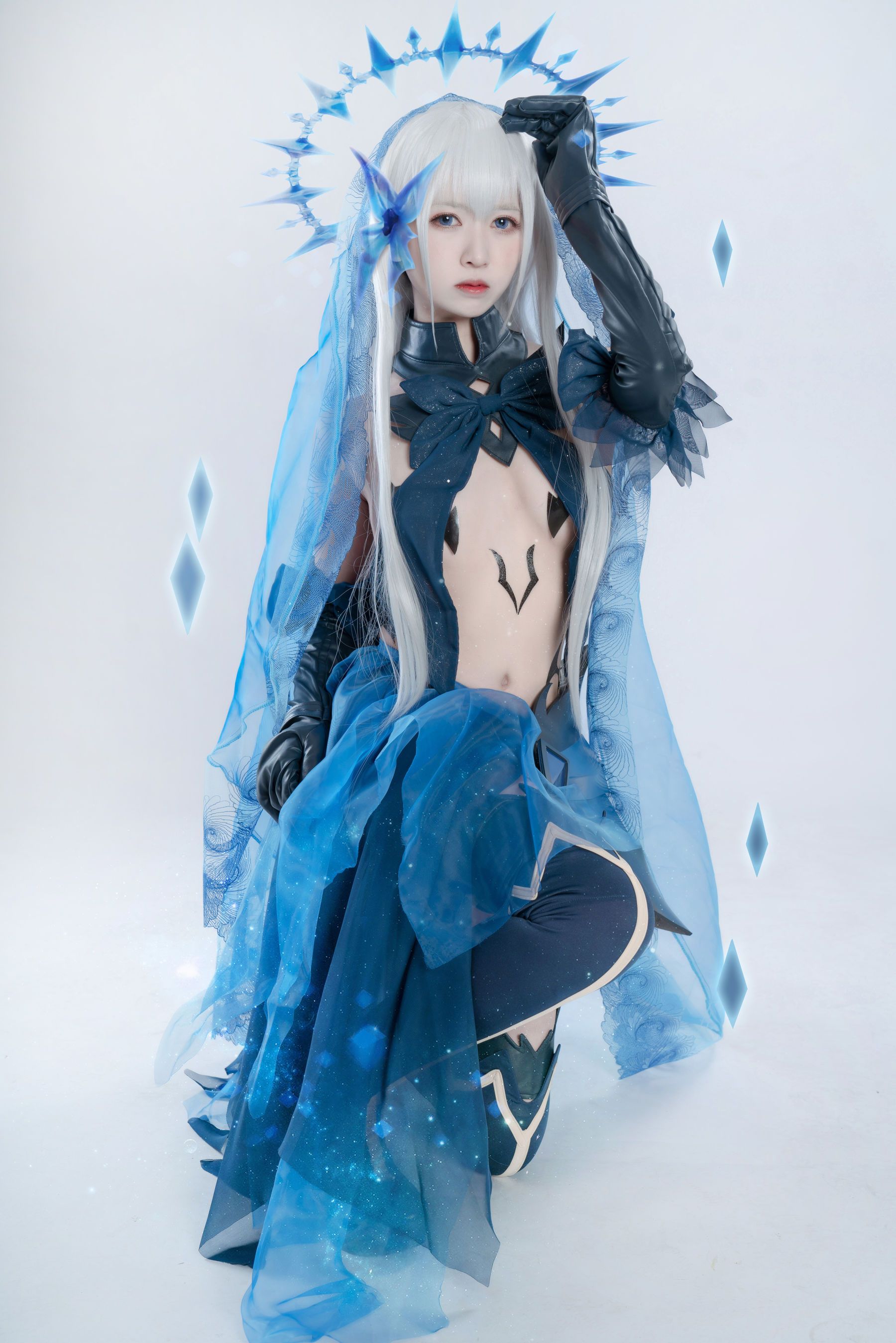 超人气Coser鳗鱼霏儿 狂三系列 折纸 Cosplay-第15张
