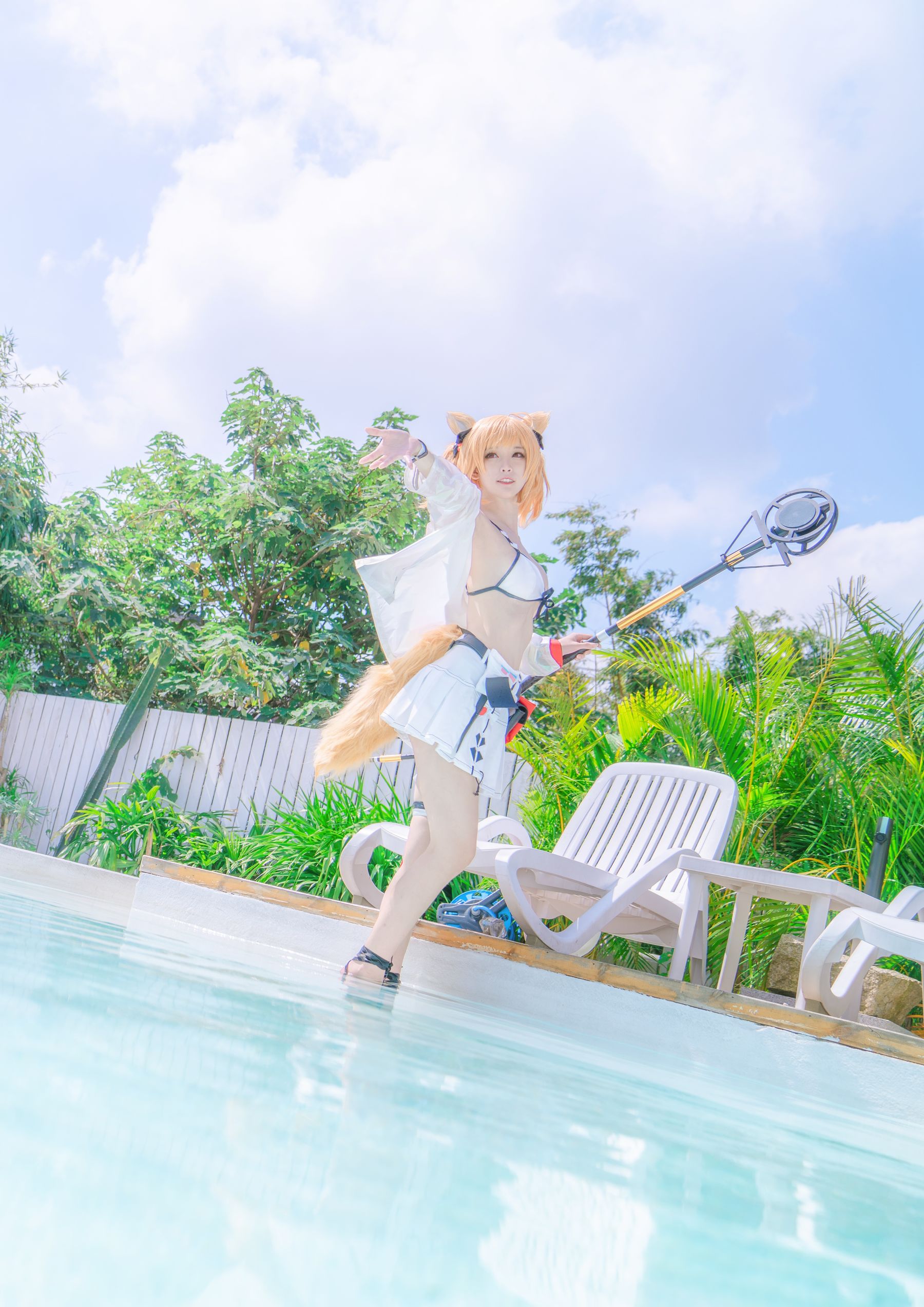 [Cosplay写真] 萌宠博主yui金鱼 – 空泳装 Cosplay-第6张