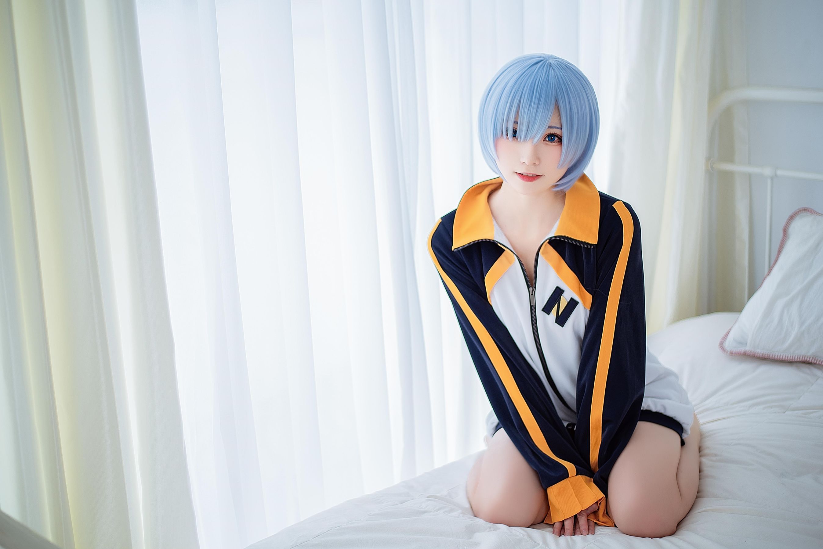动漫博主Kitaro_绮太郎 – 蕾姆运动服 Cosplay-第18张