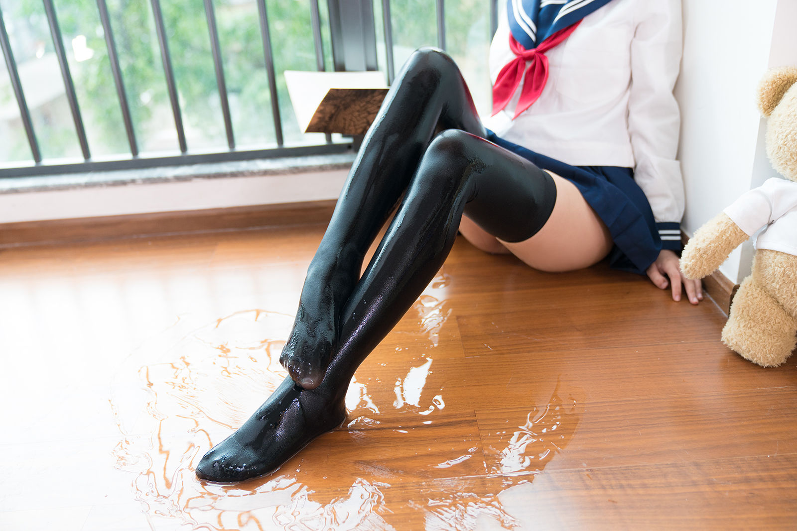 銘銘Kizami 湿湿的JK Cosplay-第3张