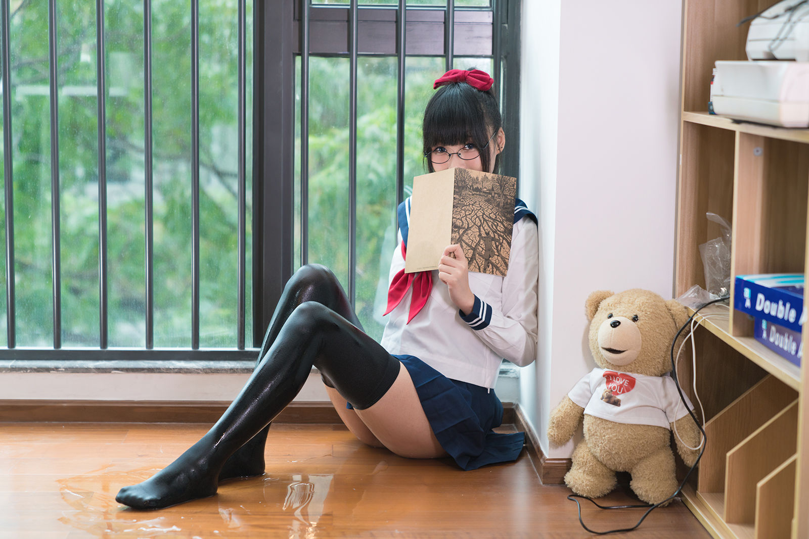 銘銘Kizami 湿湿的JK Cosplay-第6张