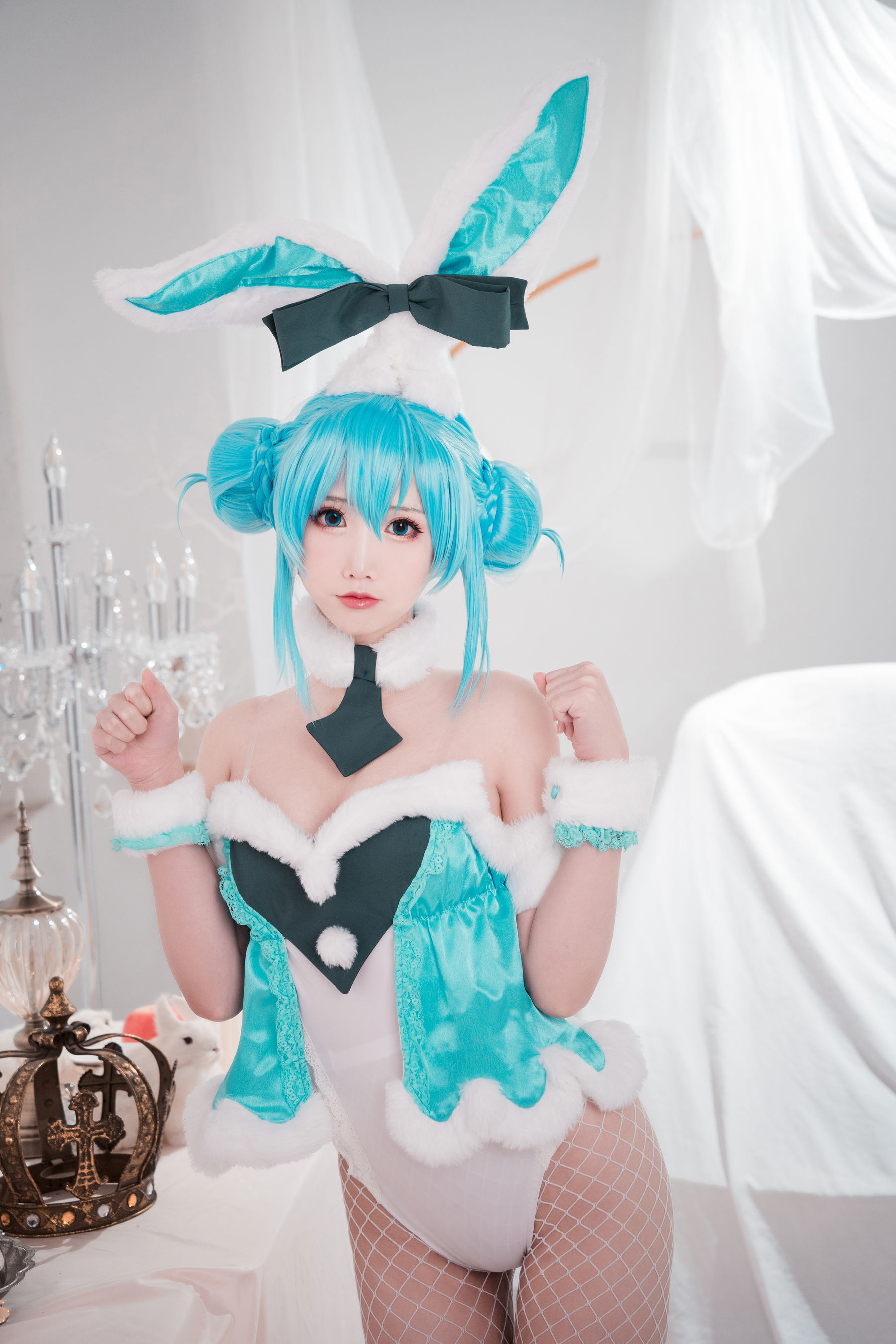 可爱人气Coser面饼仙儿 – 初音兔女郎 Cosplay-第1张