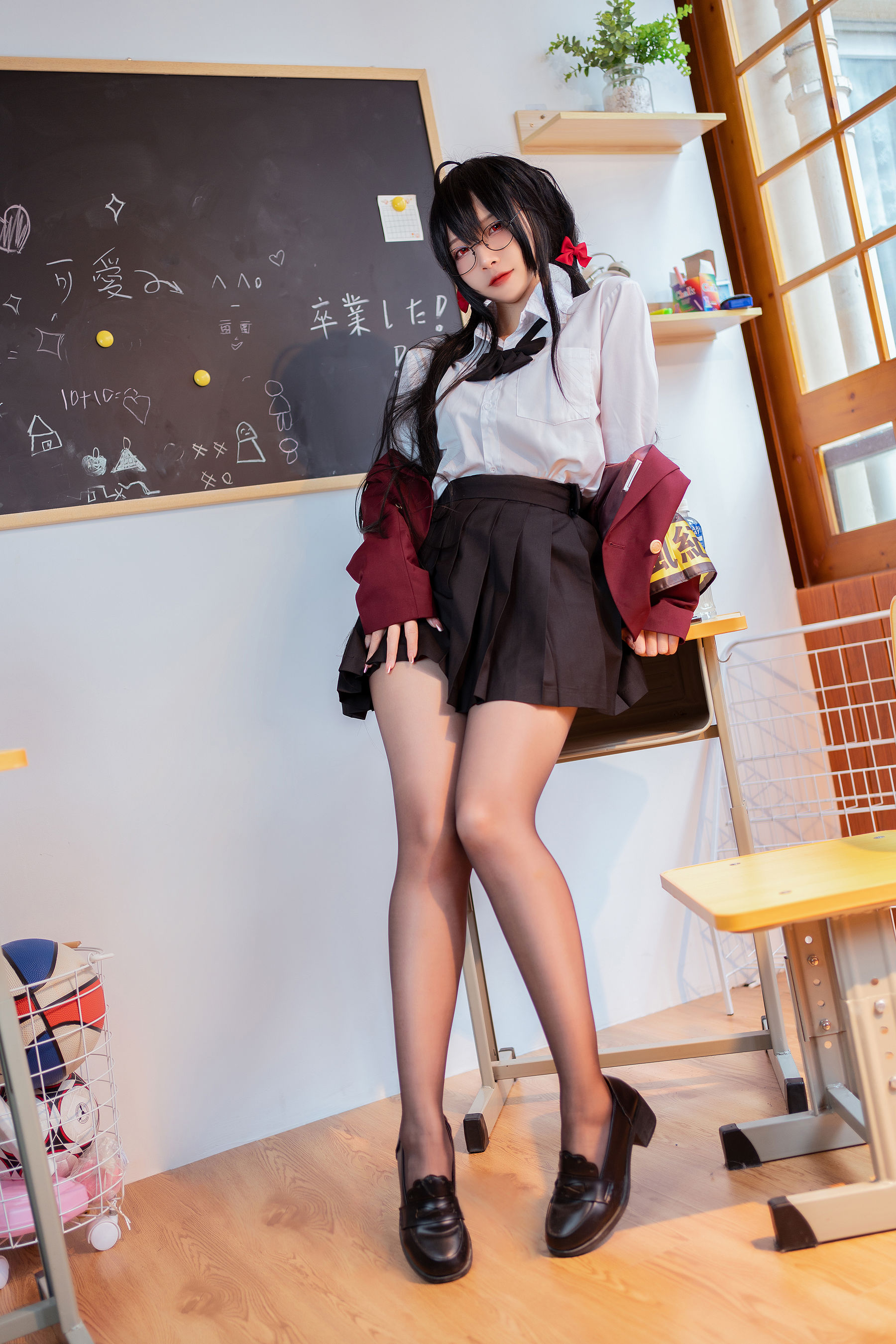 人气Coser二佐Nisa – 碧蓝大凤JK Cosplay-第3张