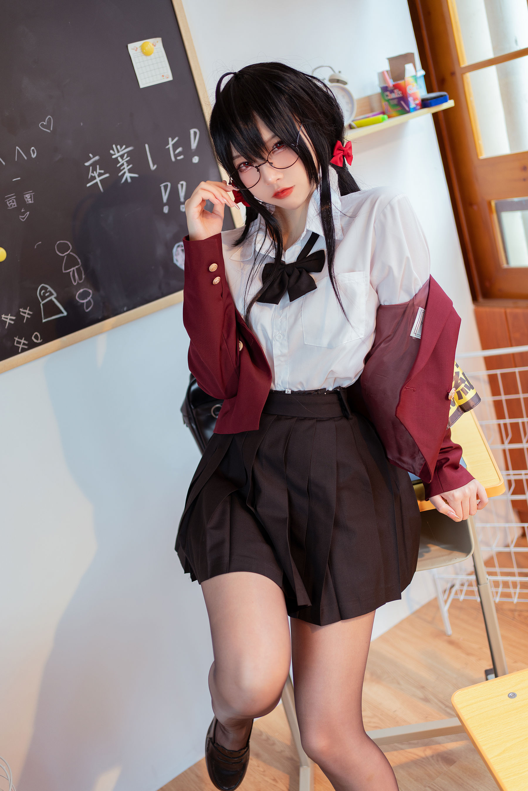 人气Coser二佐Nisa – 碧蓝大凤JK Cosplay-第6张
