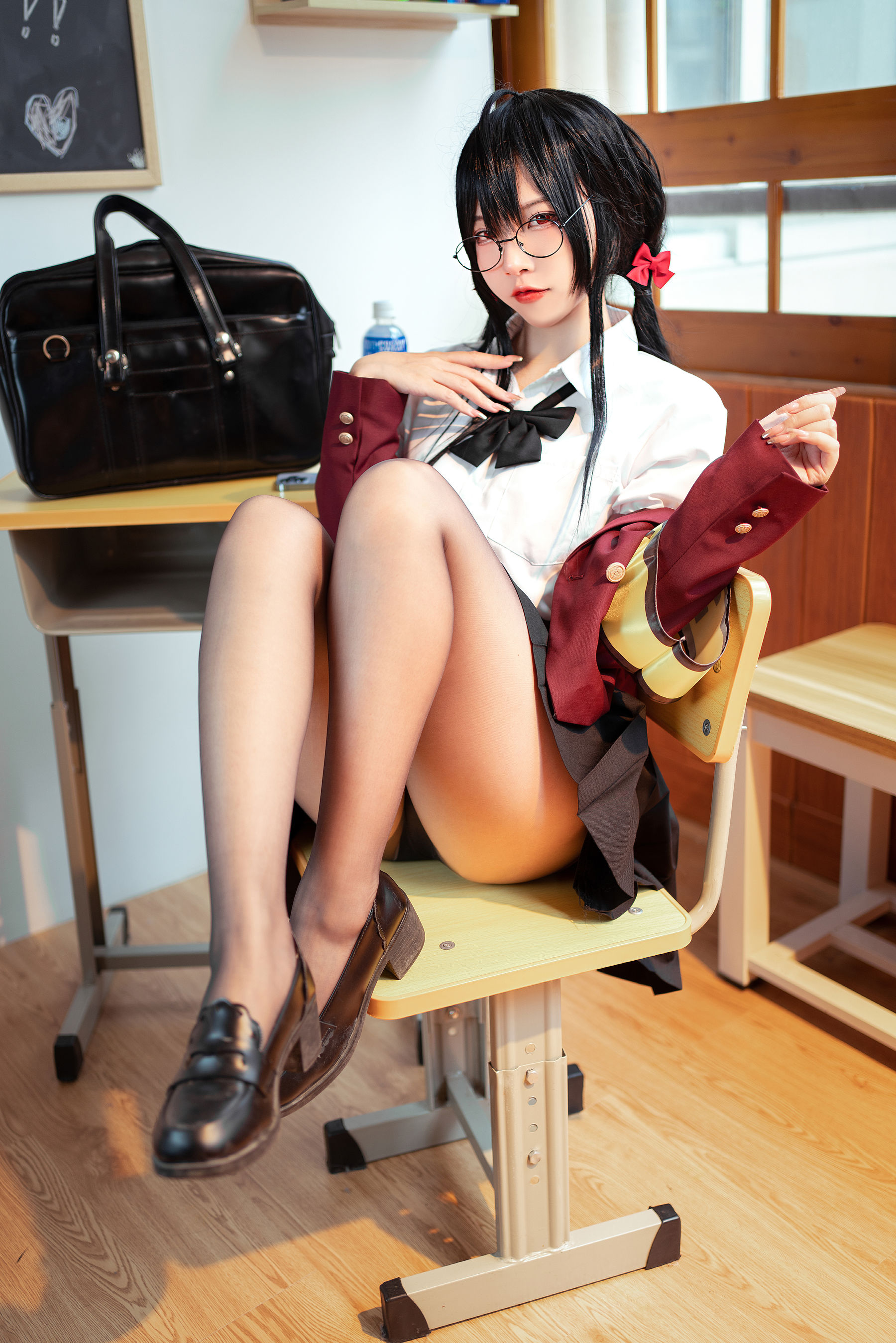 人气Coser二佐Nisa – 碧蓝大凤JK Cosplay-第18张