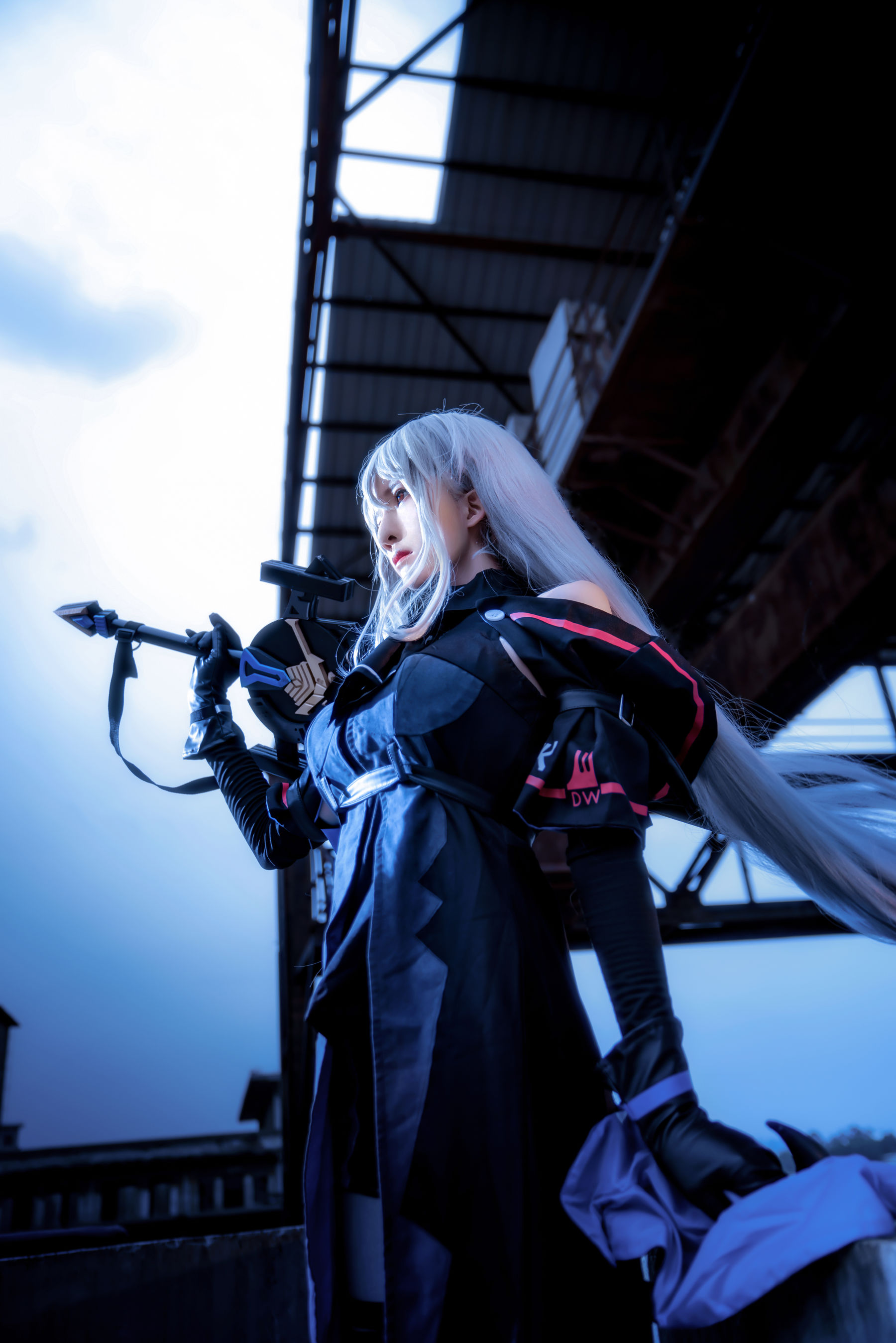 桜桃喵 – 斯卡蒂 Cosplay-第1张