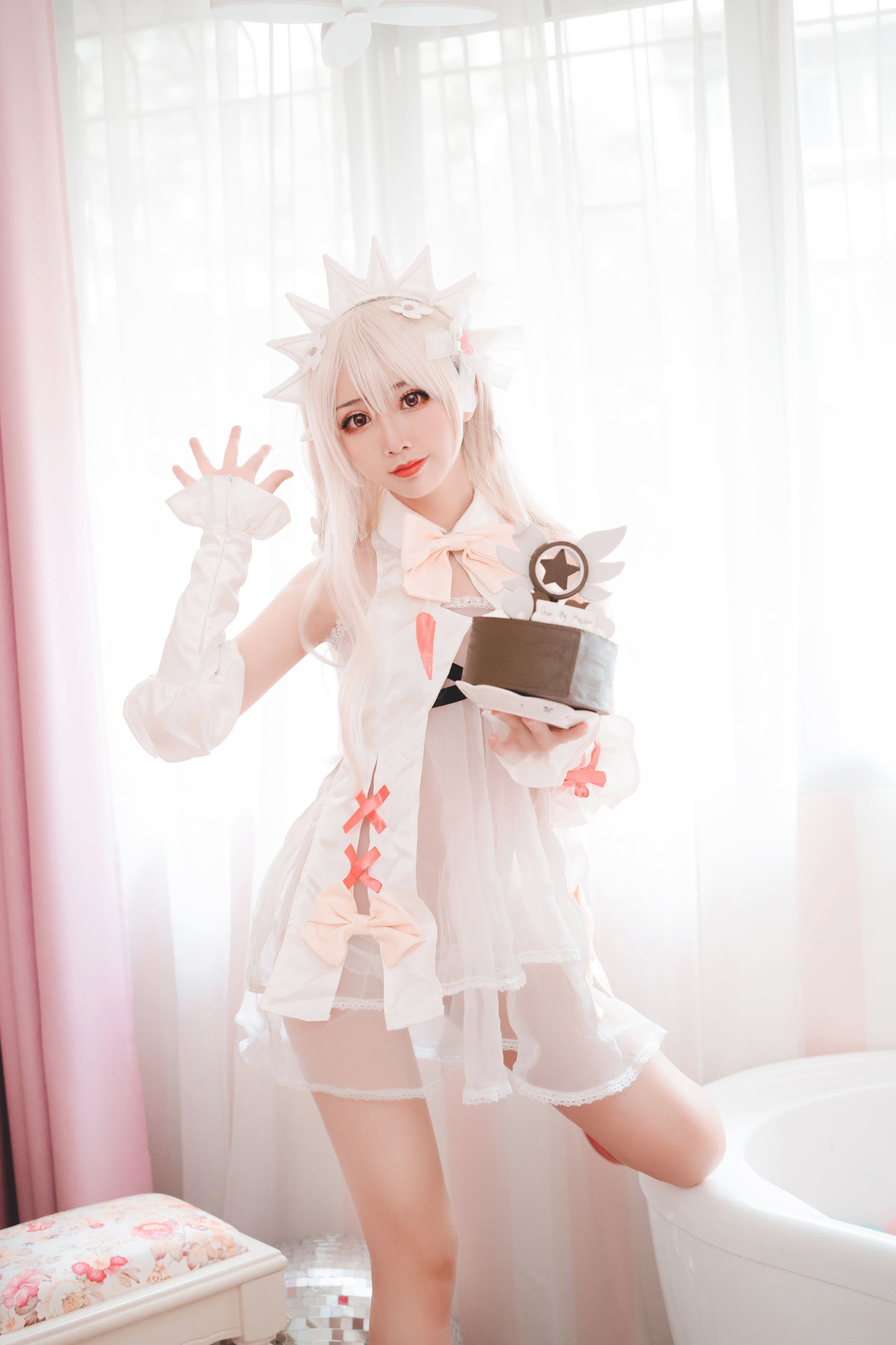 可爱人气Coser面饼仙儿 伊莉亚 Cosplay-第1张