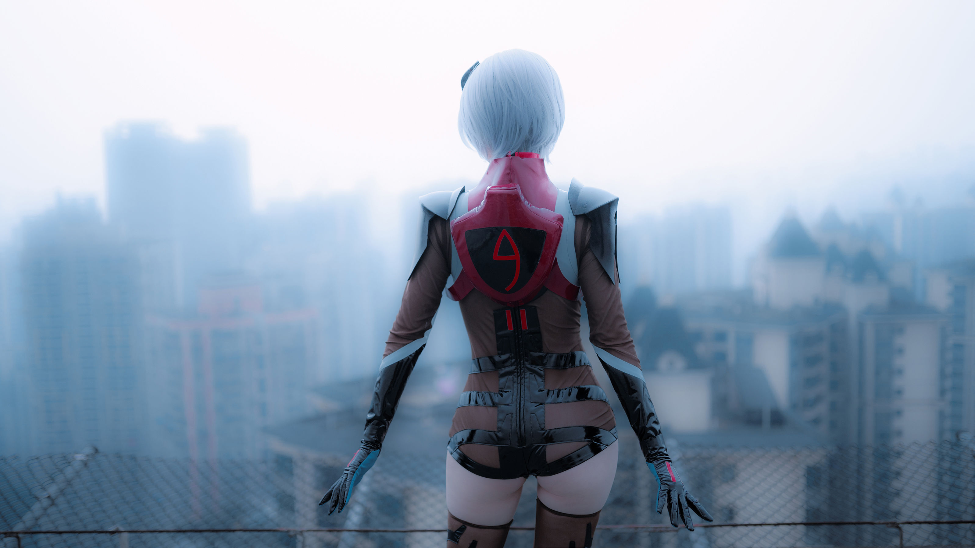 大胸萌妹妖少you1 – 绫波丽 Cosplay-第3张