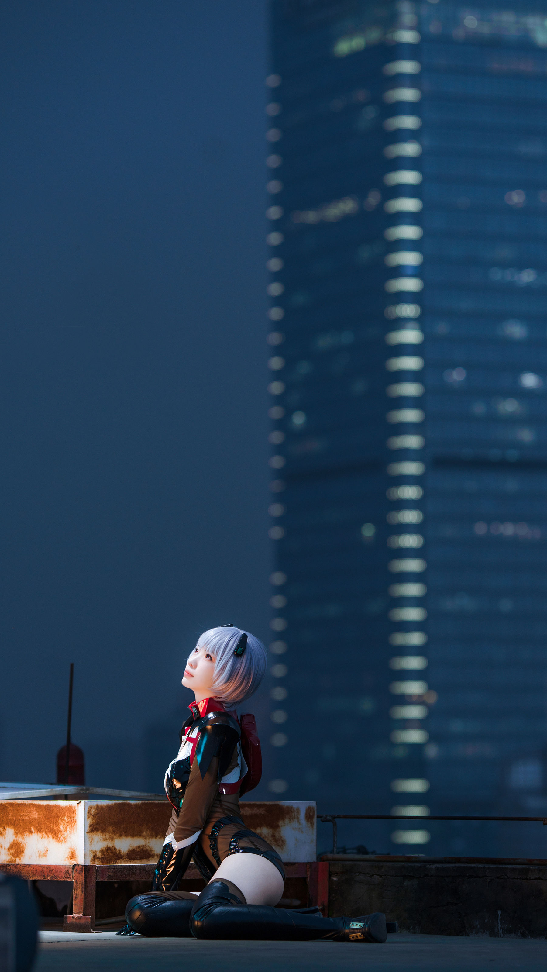 大胸萌妹妖少you1 – 绫波丽 Cosplay-第8张