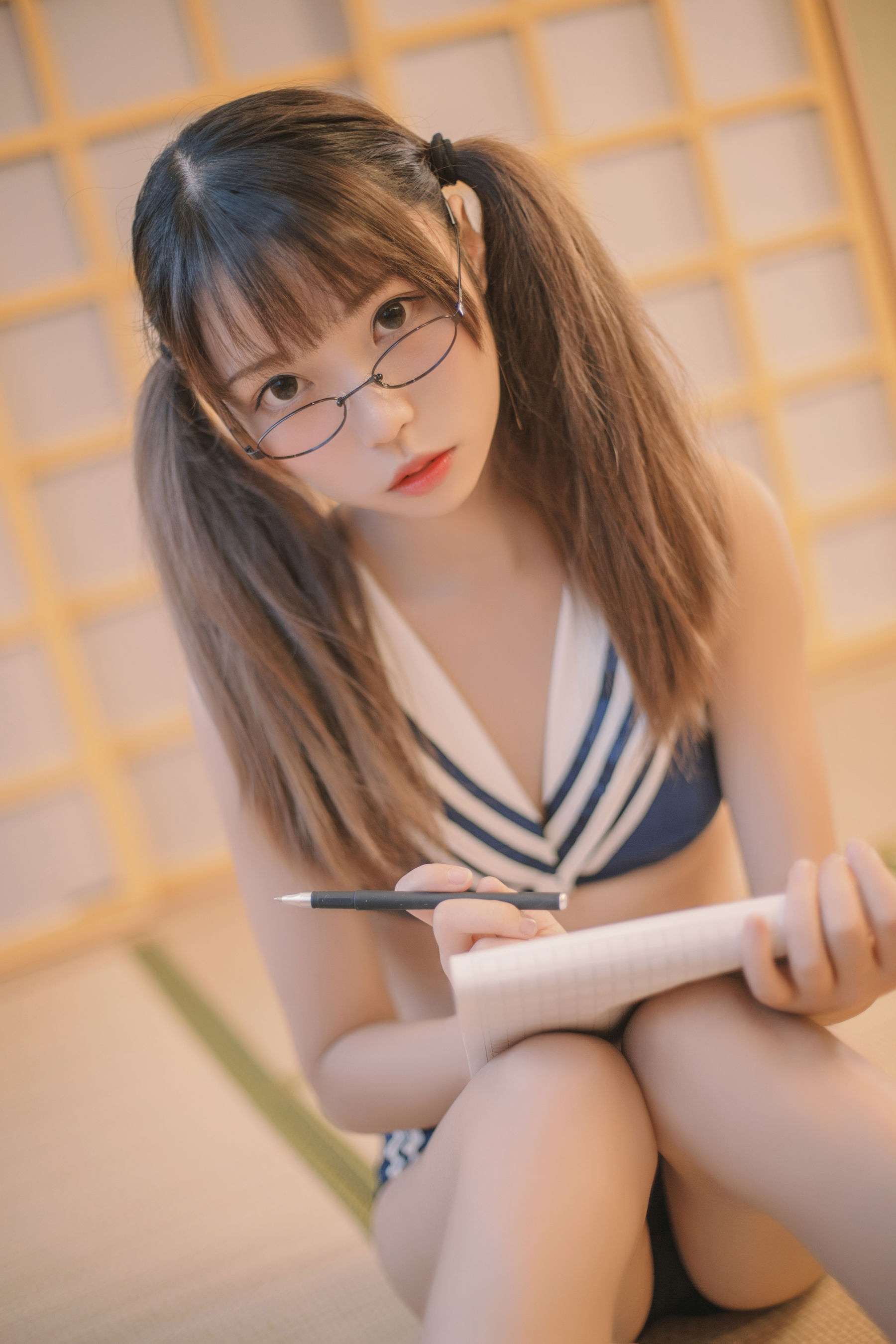 萌妹白易子教主 – JK Cosplay-第4张