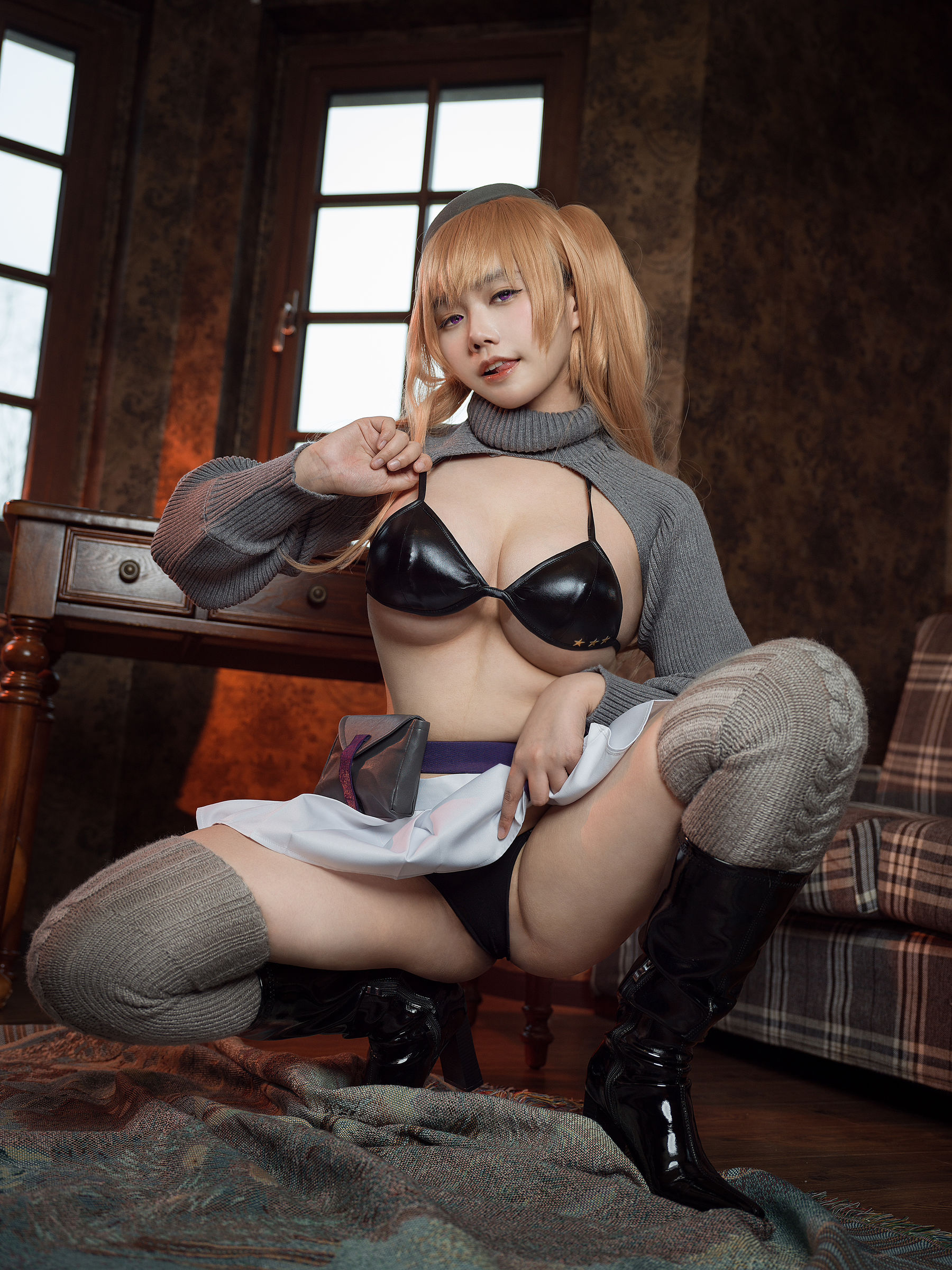 麻花麻花酱 – 寒气团长 Cosplay-第1张