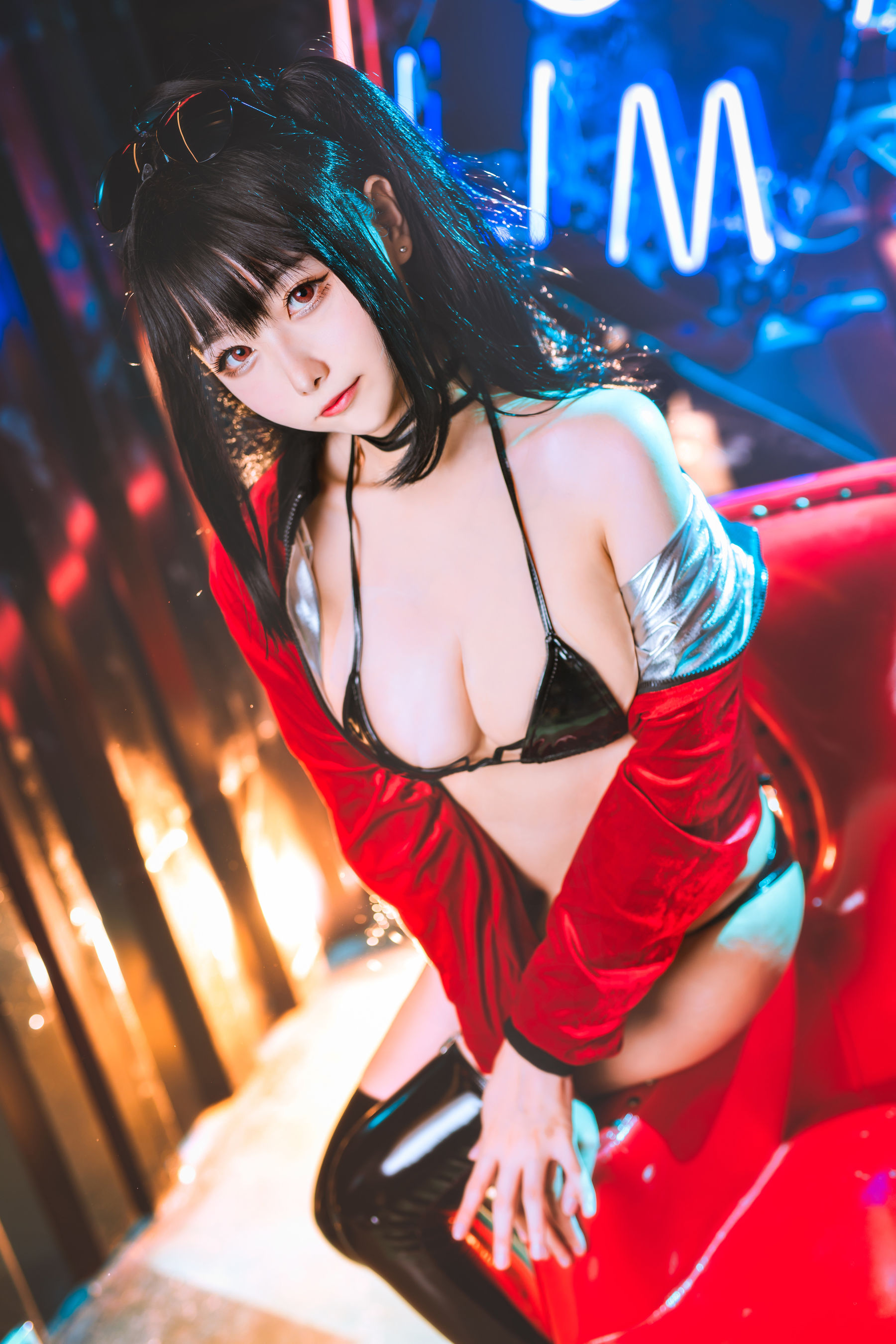 微博妹子Momoko葵葵 – 大凤之赛车 Cosplay-第1张