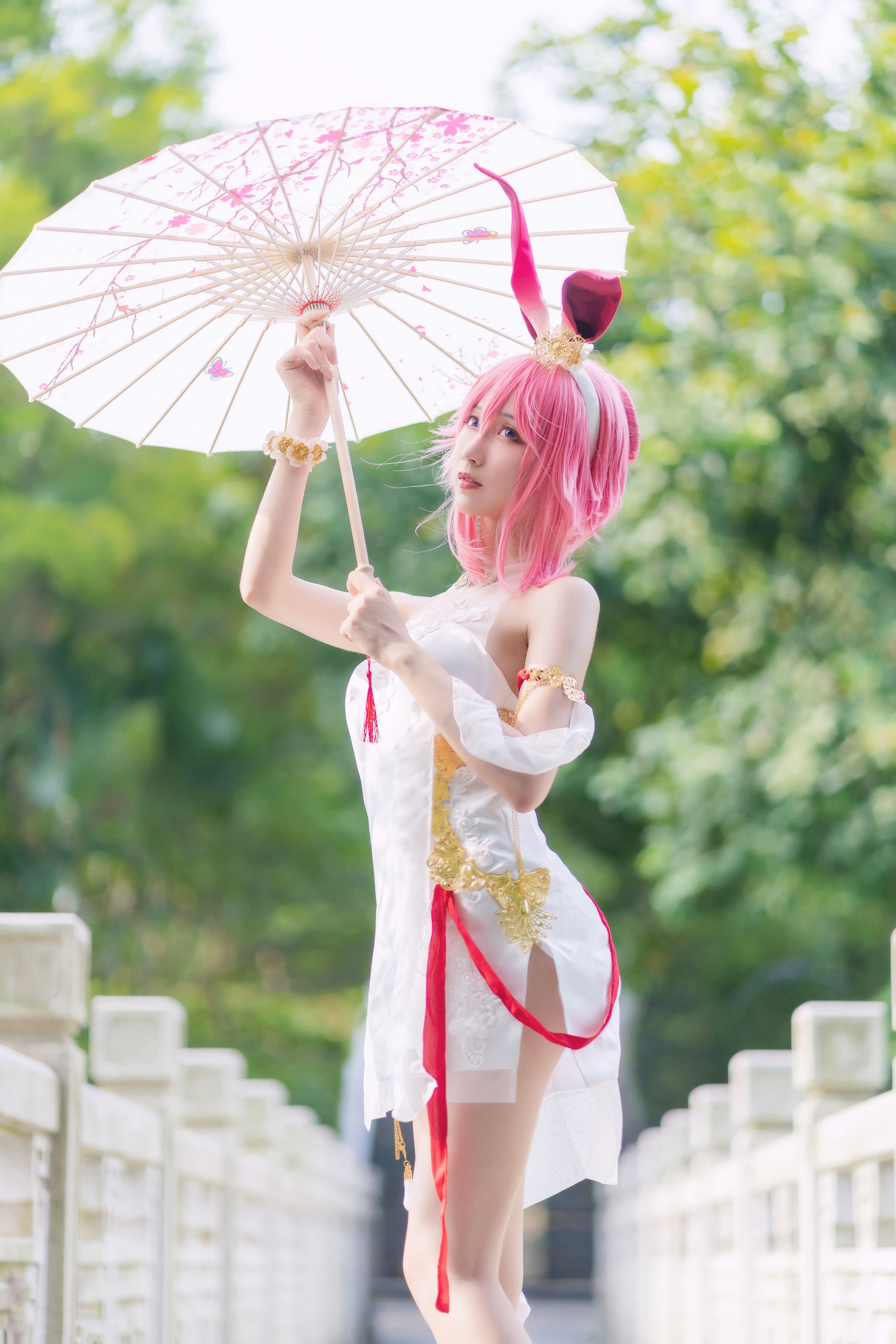 萌系小姐姐木绵绵OwO 八重樱 Cosplay-第6张