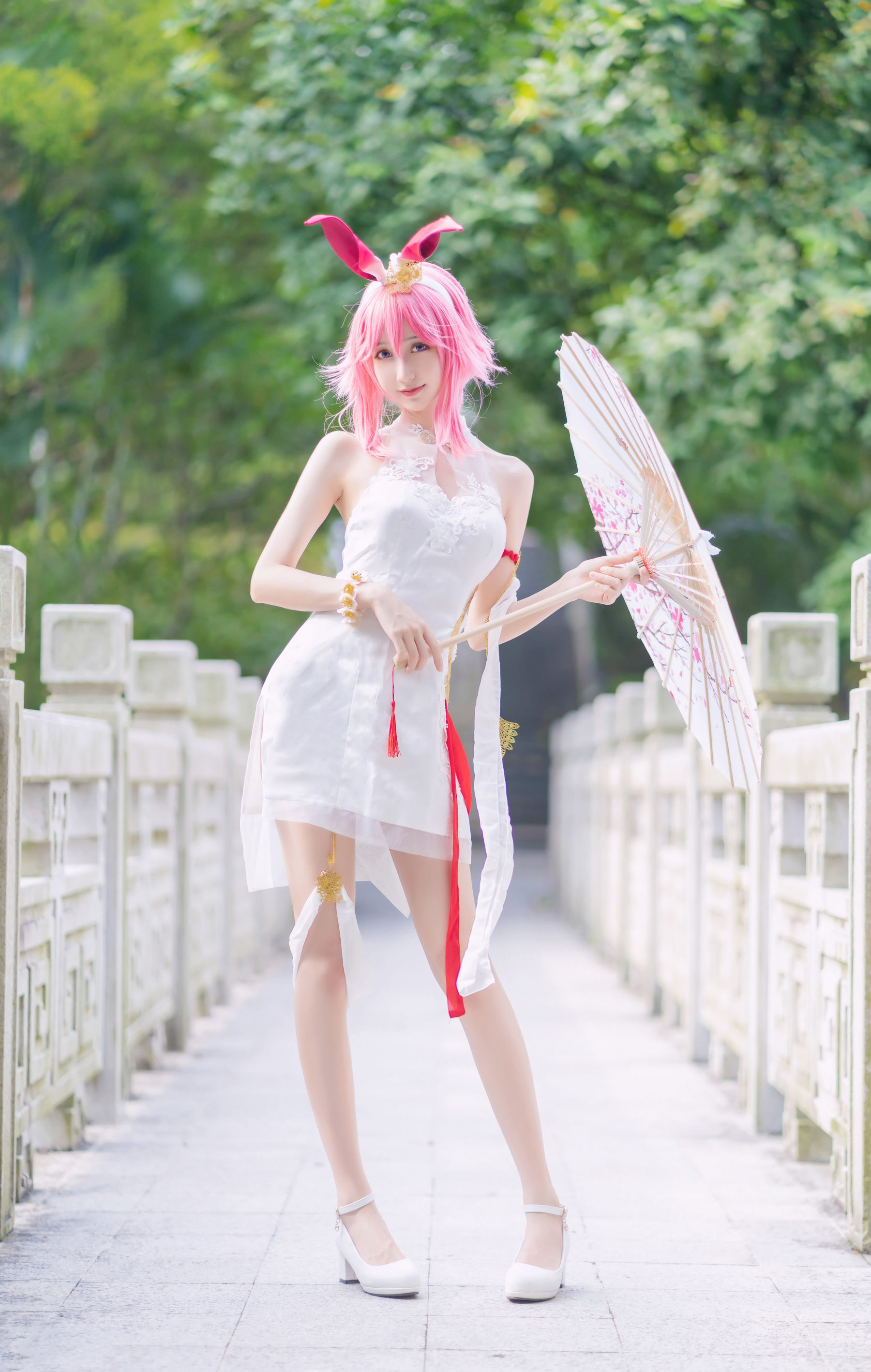 萌系小姐姐木绵绵OwO 八重樱 Cosplay-第8张