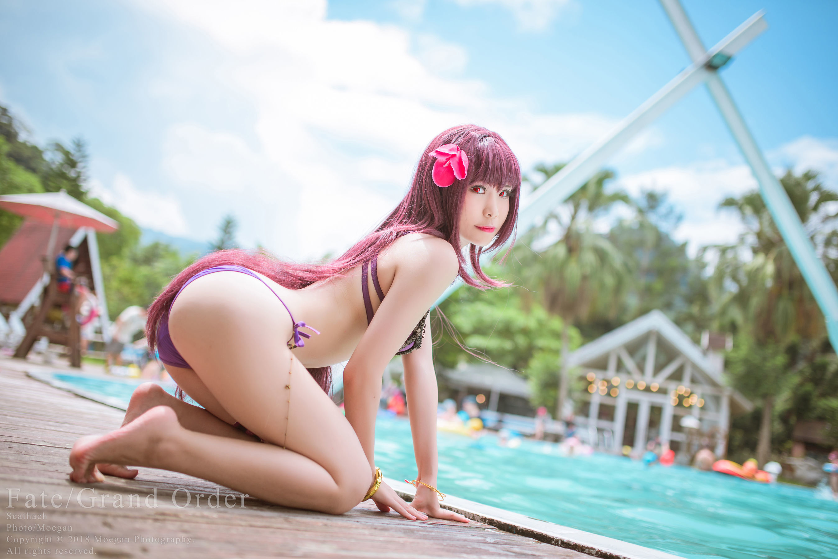 醉宮Yomiya – スカサハ Cosplay-第1张