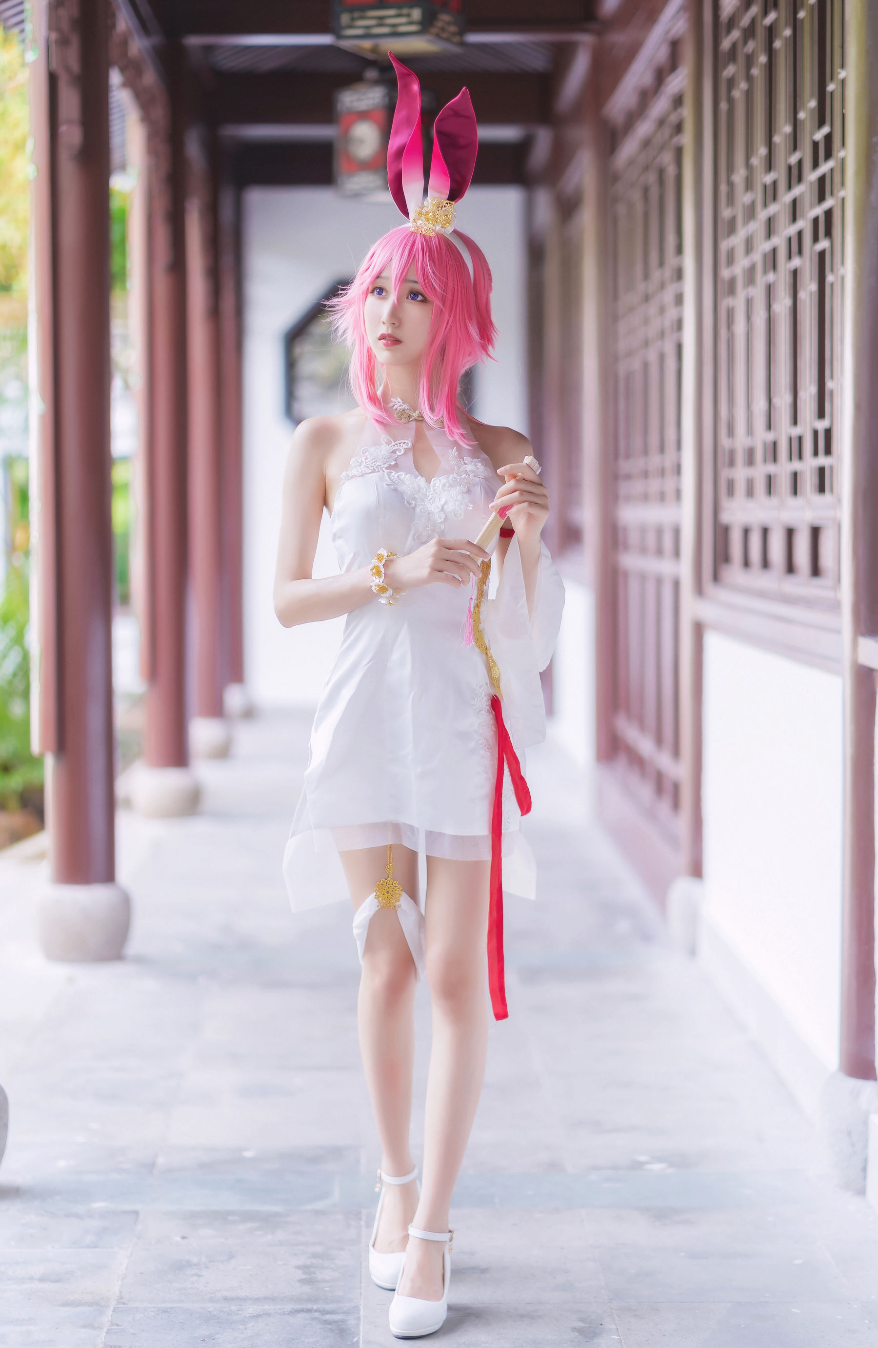 萌系小姐姐木绵绵OwO 八重樱 Cosplay-第31张