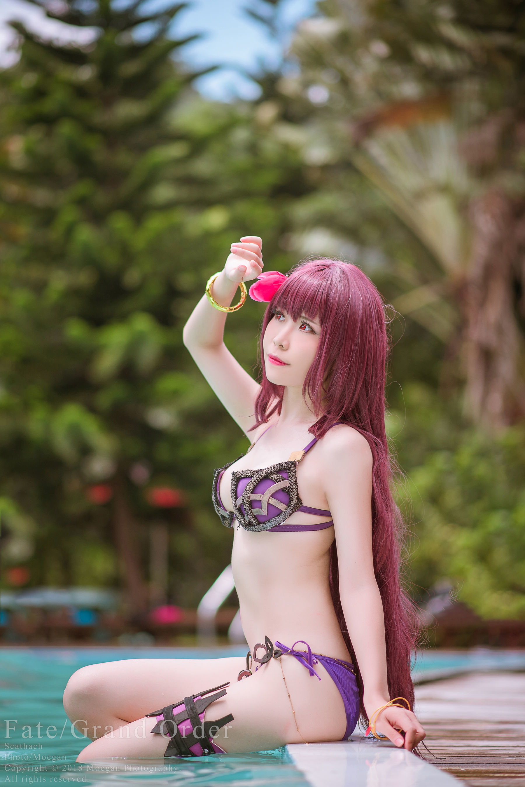 醉宮Yomiya – スカサハ Cosplay-第12张