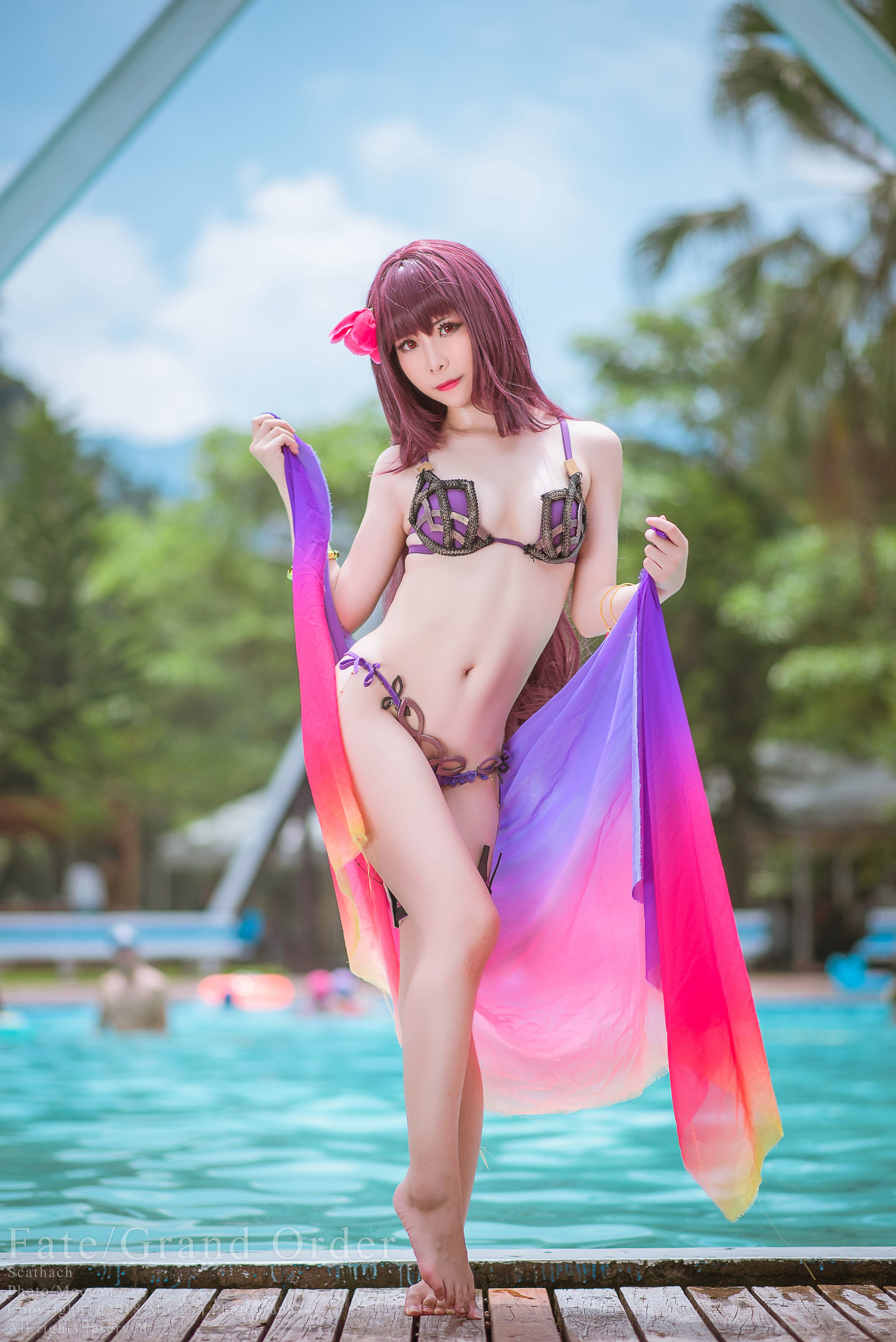 醉宮Yomiya – スカサハ Cosplay-第24张
