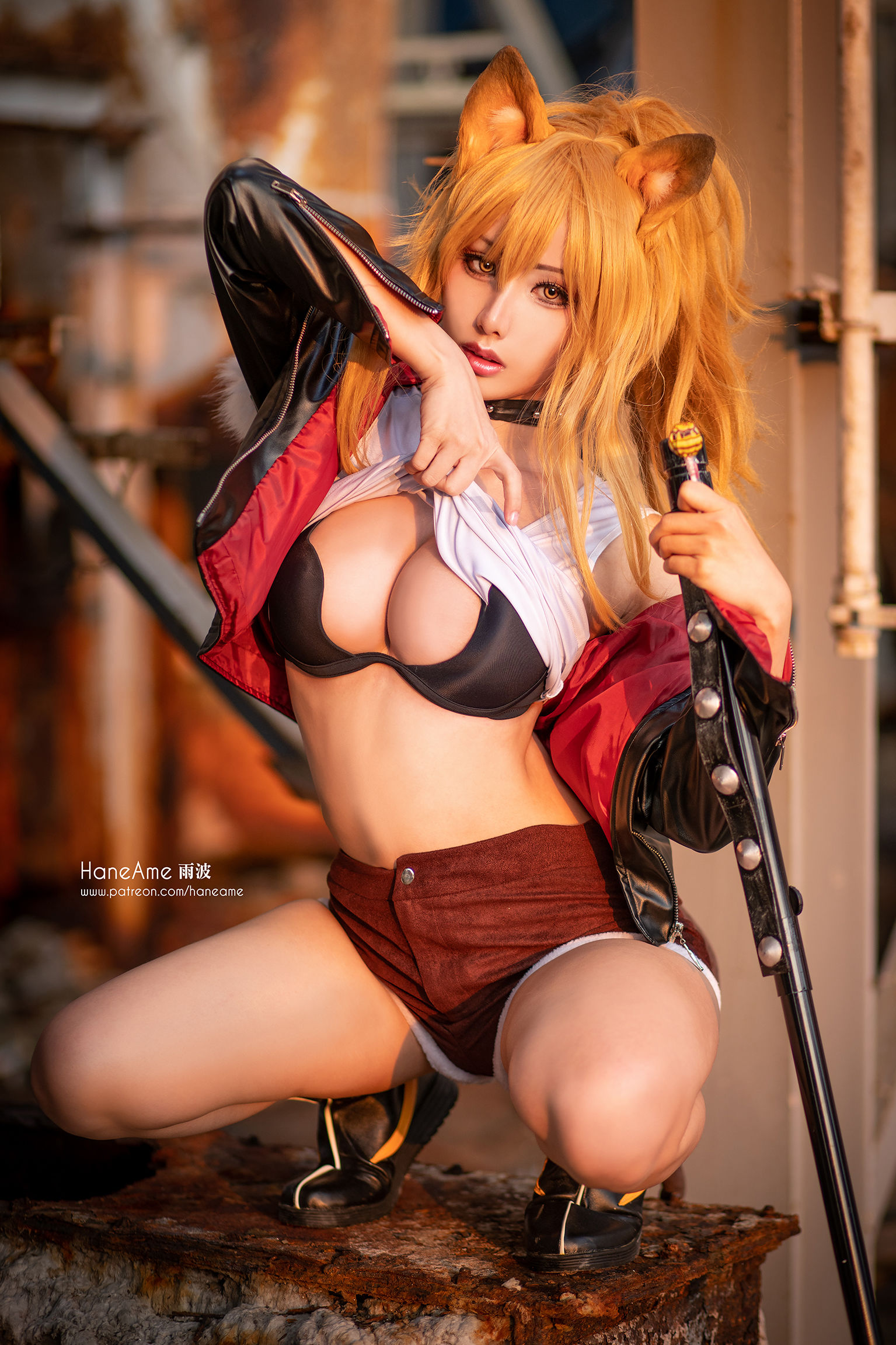 Hane Ame 雨波 – 明日方舟 推进之王2 Cosplay-第9张