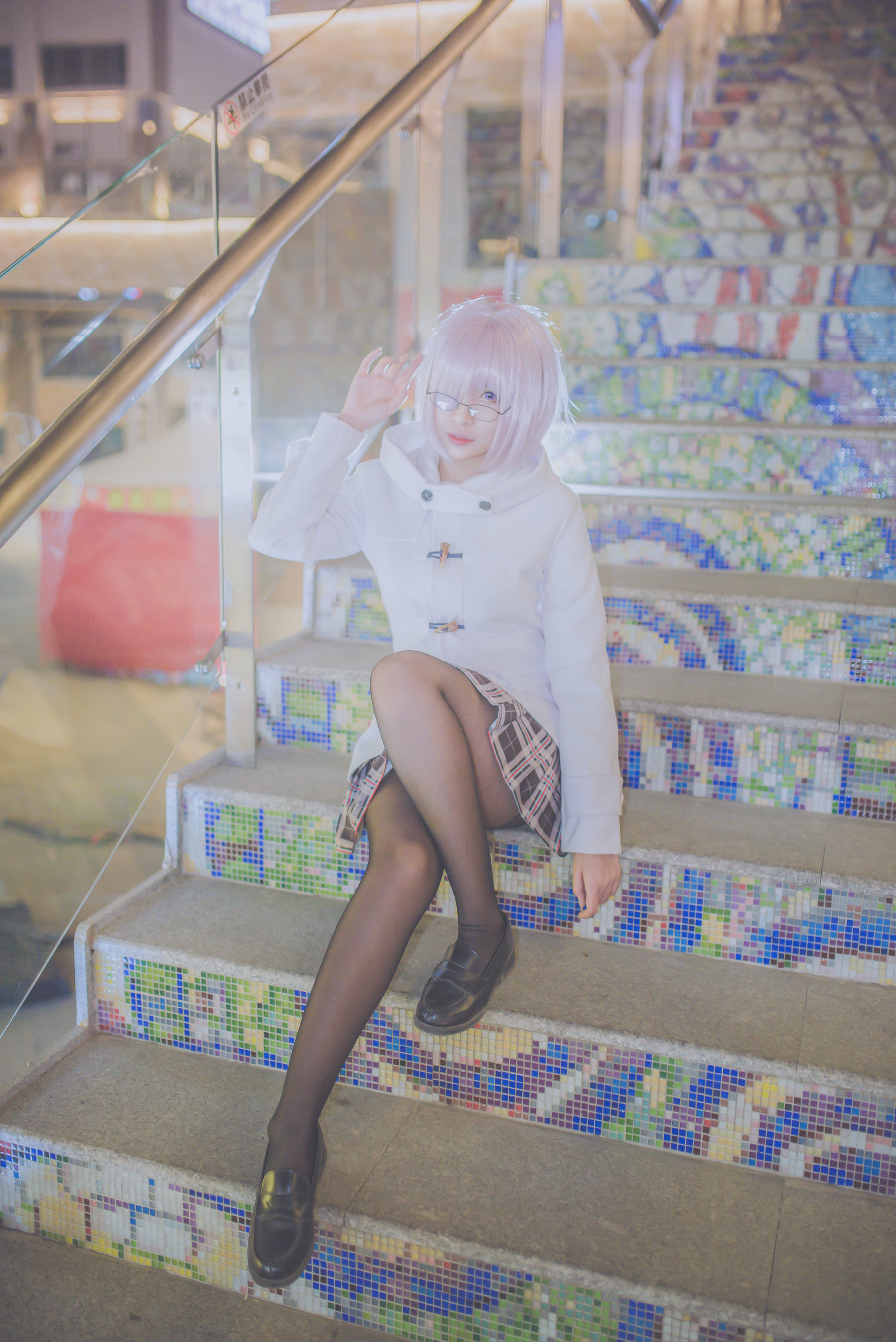 人气Coser二佐Nisa 玛修外拍 Cosplay-第5张