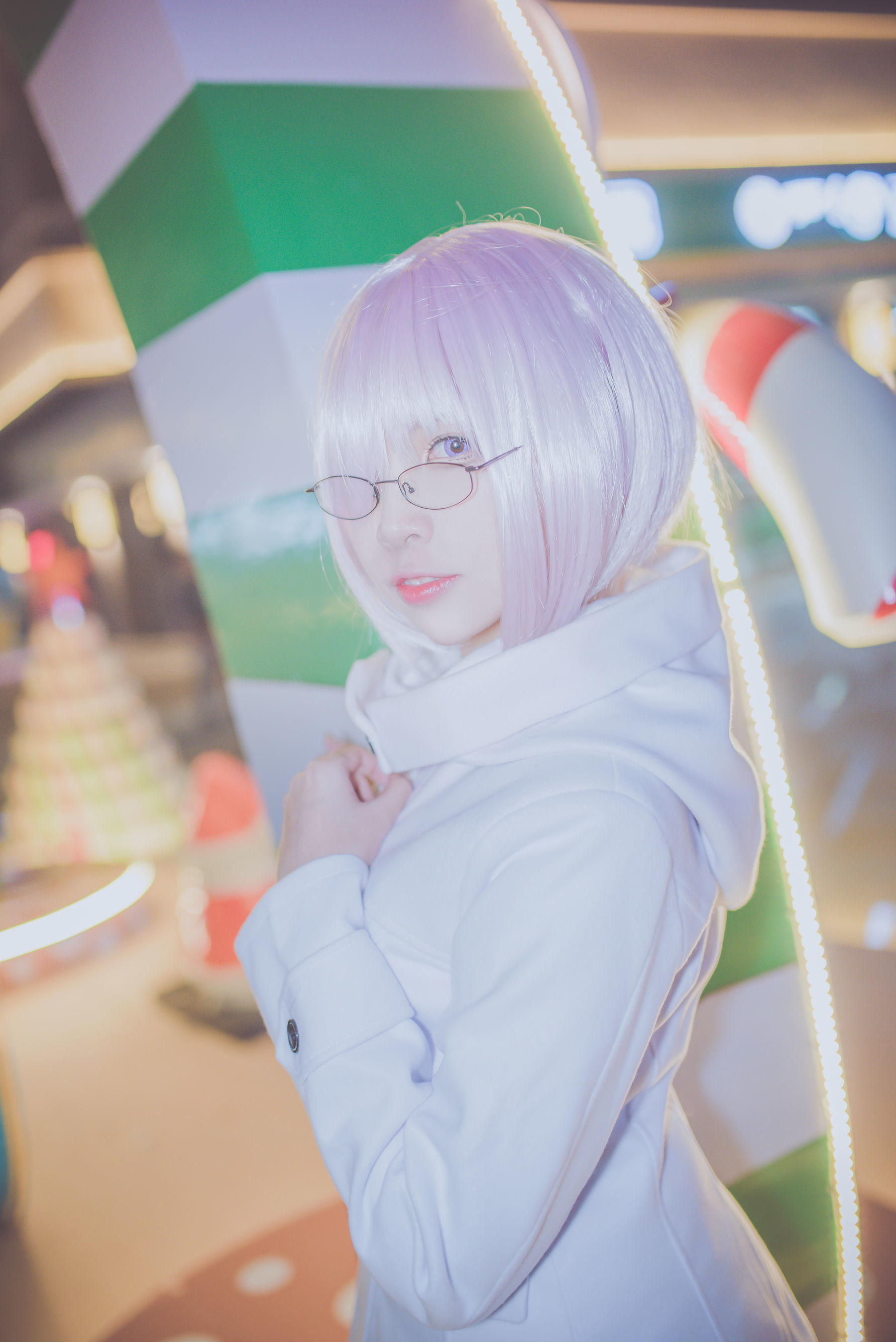 人气Coser二佐Nisa 玛修外拍 Cosplay-第6张