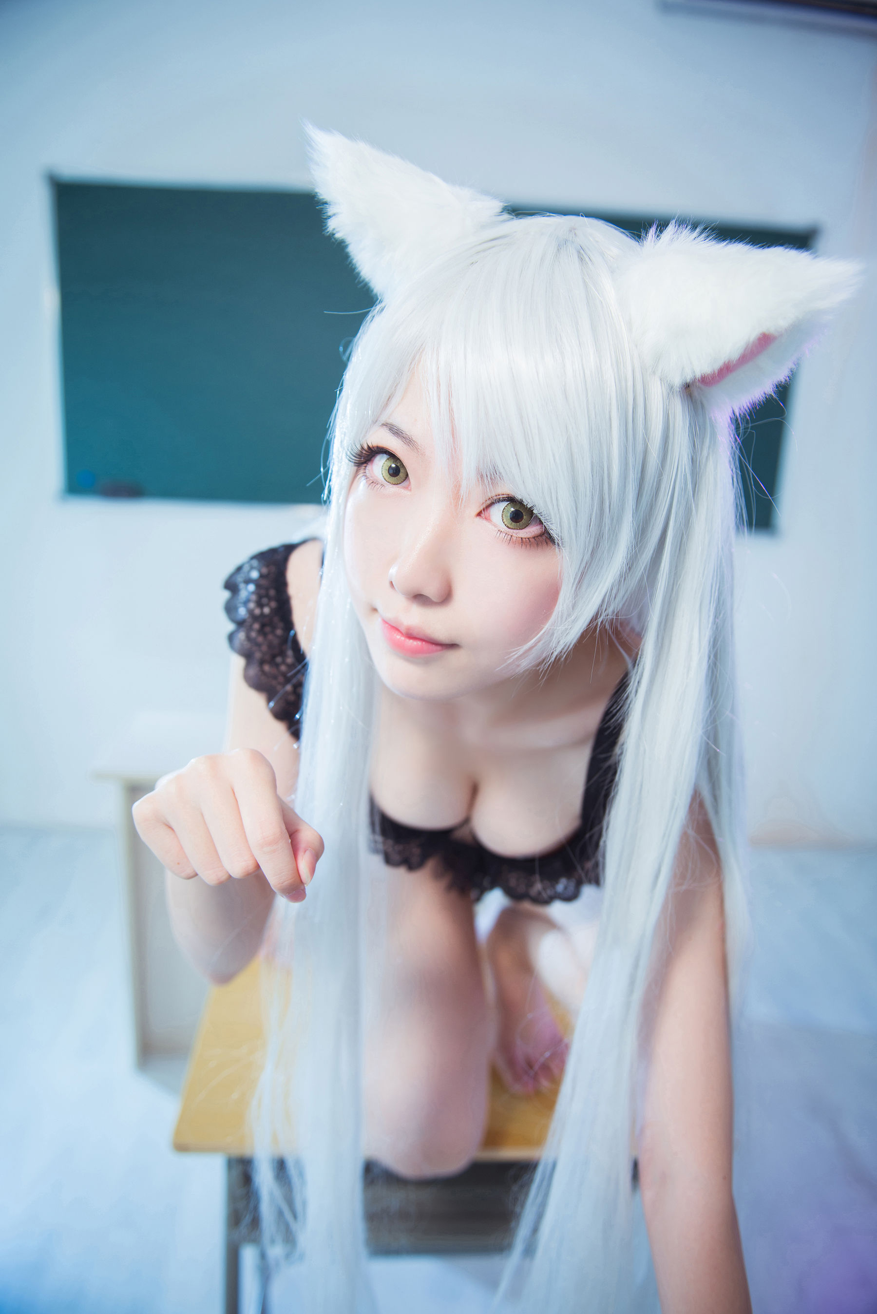 大胸萌妹妖少you1 – 羽川翼 Cosplay-第1张