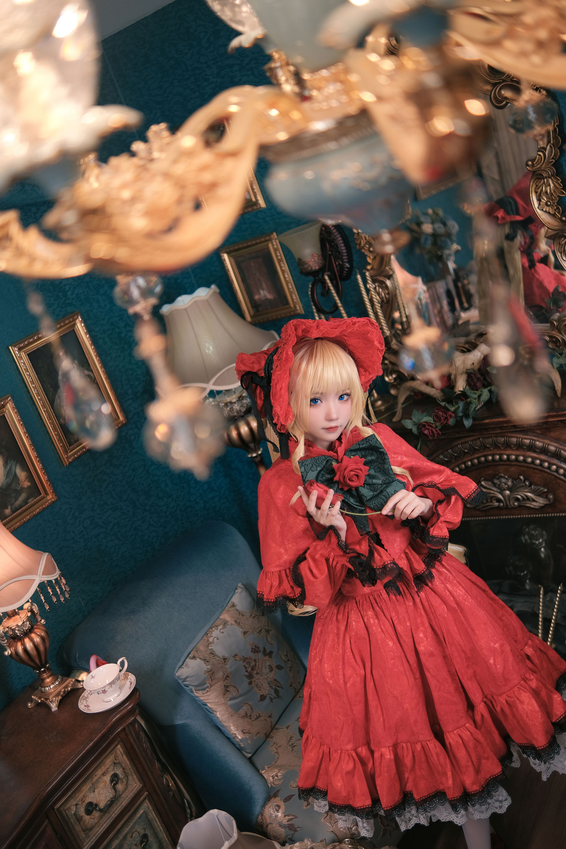 花柒Hana – 蔷薇少女 Cosplay-第1张