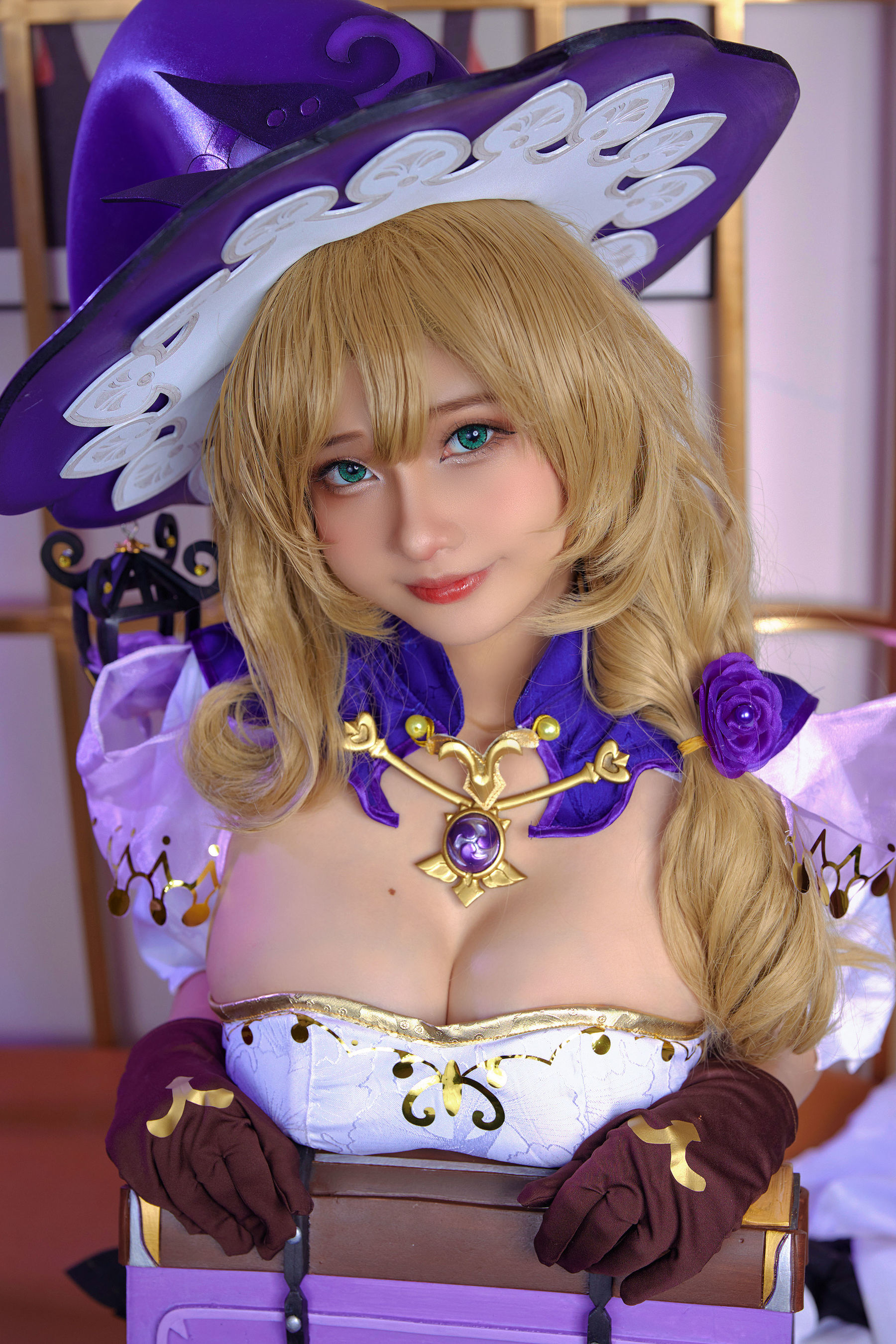 Azami福利 – 原神丽莎 Cosplay-第2张