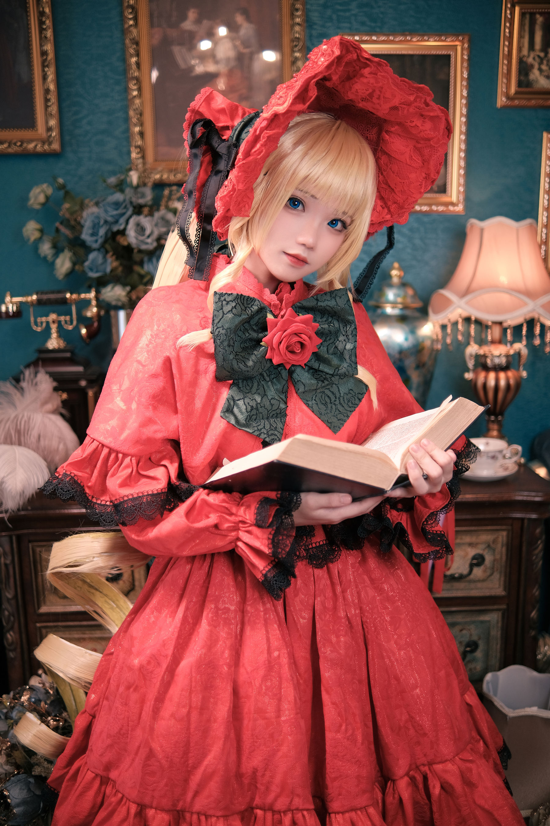 花柒Hana – 蔷薇少女 Cosplay-第2张