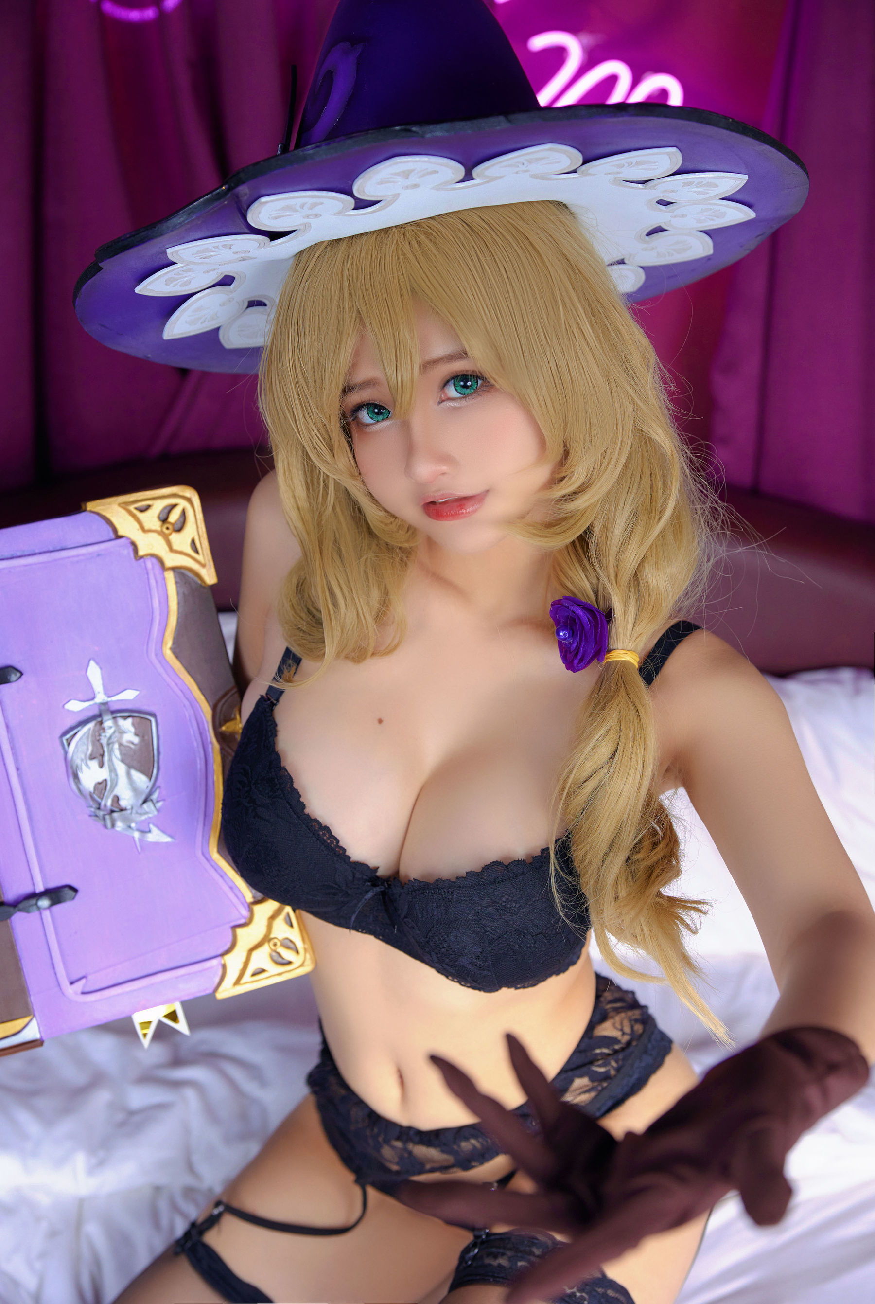 Azami福利 – 原神丽莎 Cosplay-第5张