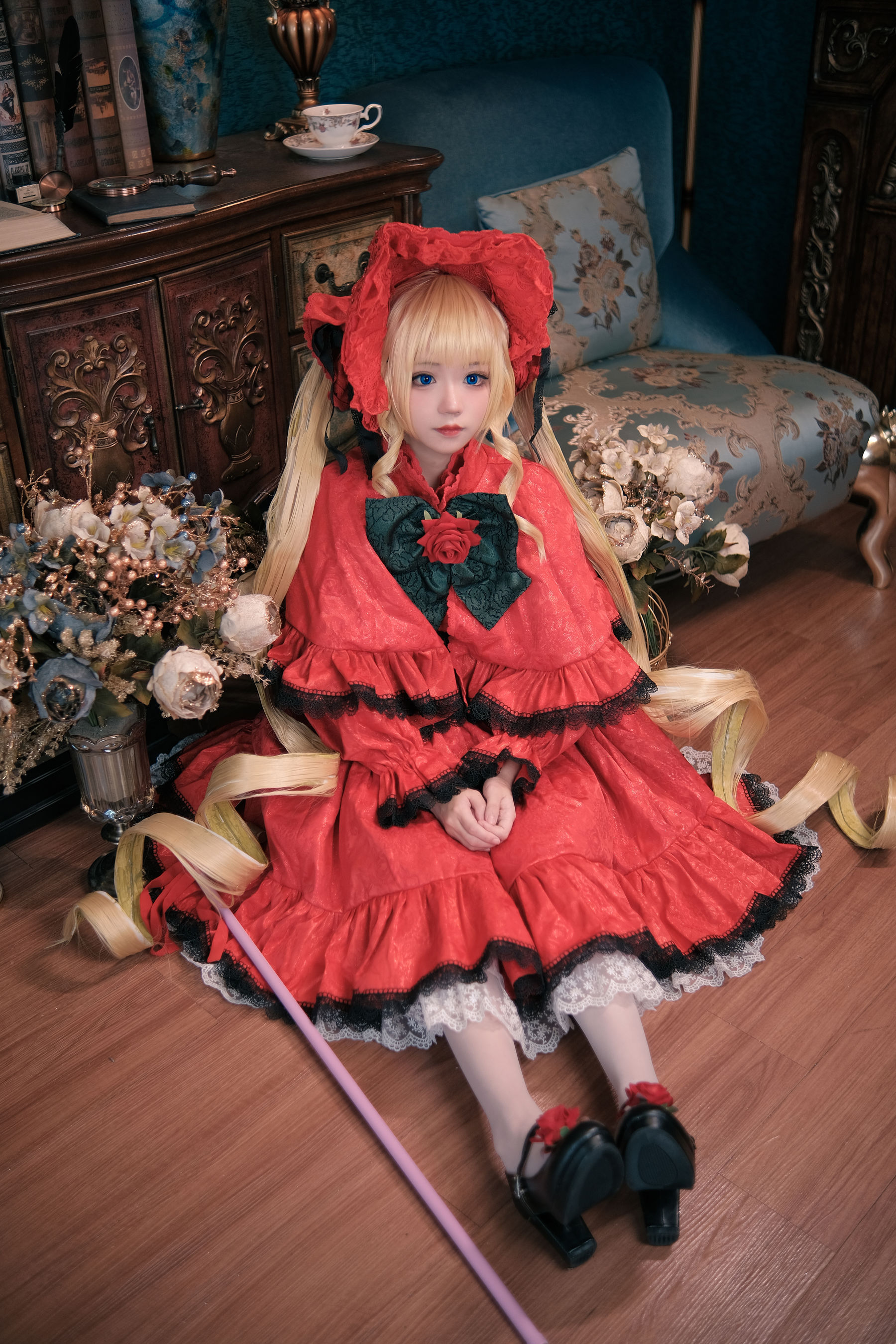 花柒Hana – 蔷薇少女 Cosplay-第6张