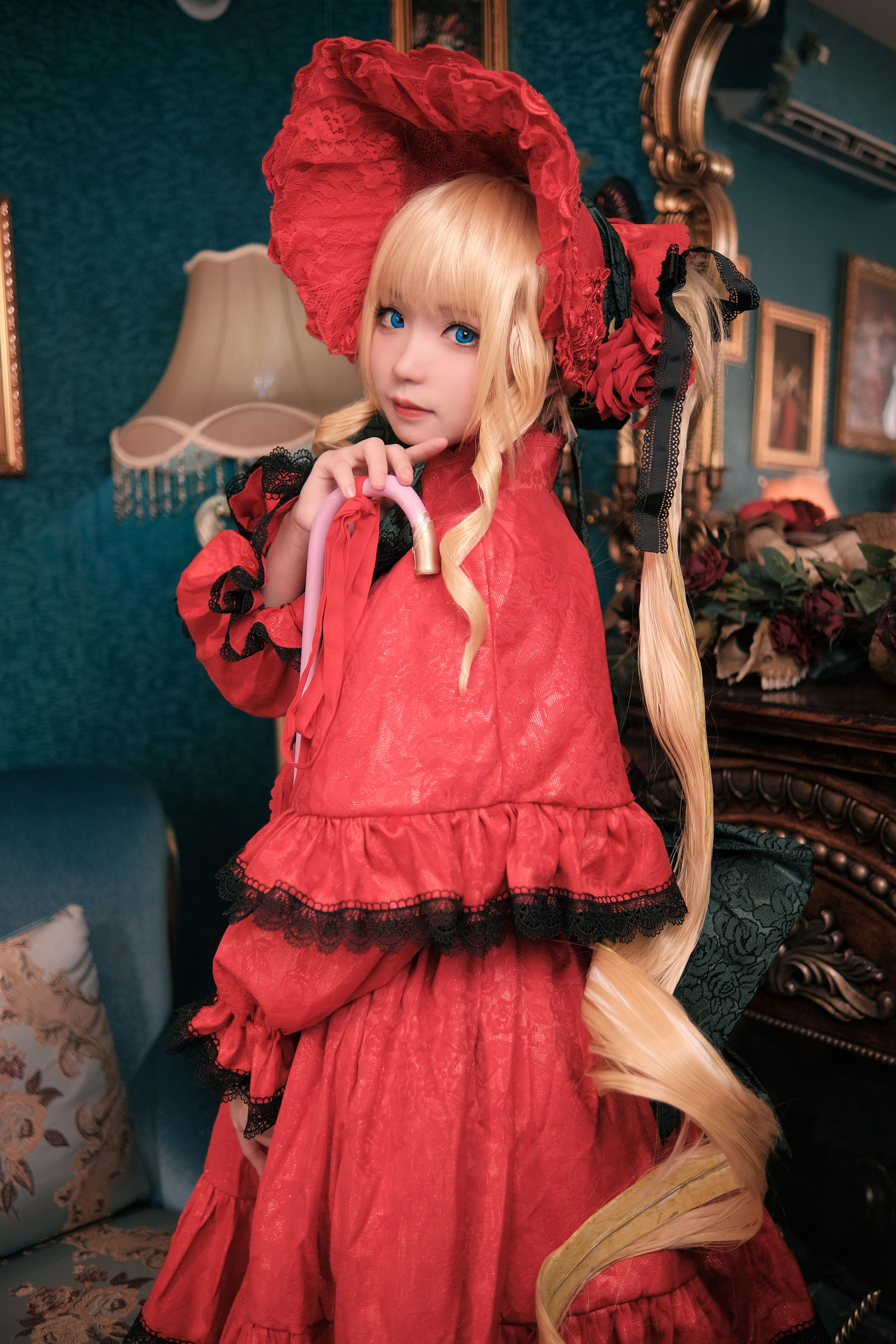 花柒Hana – 蔷薇少女 Cosplay-第8张