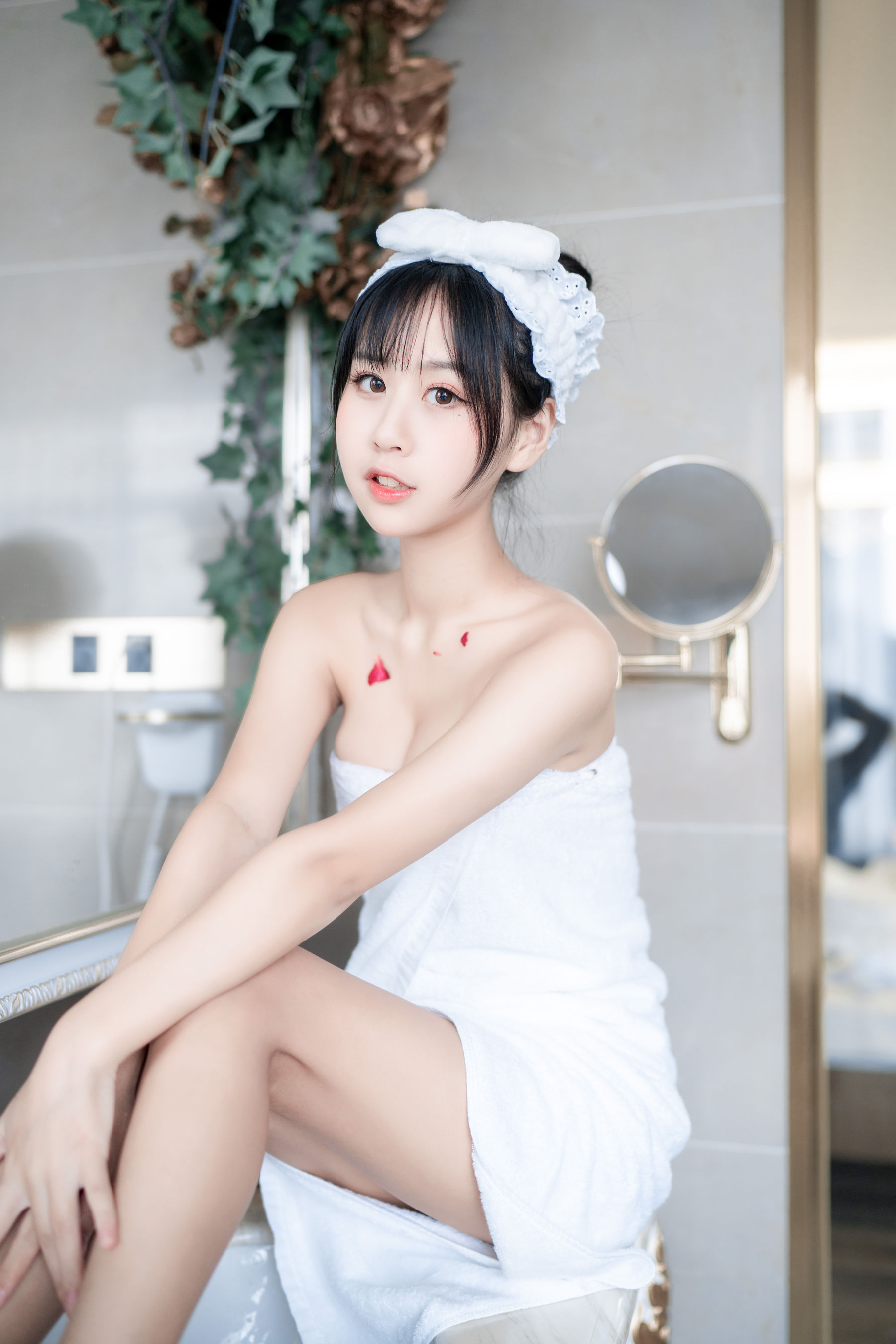 阳光美少女萌芽儿o0 – 浴巾 Cosplay-第1张